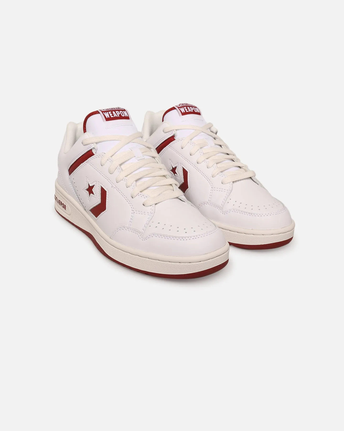 Converse Weapon Low White/Red Lightweight