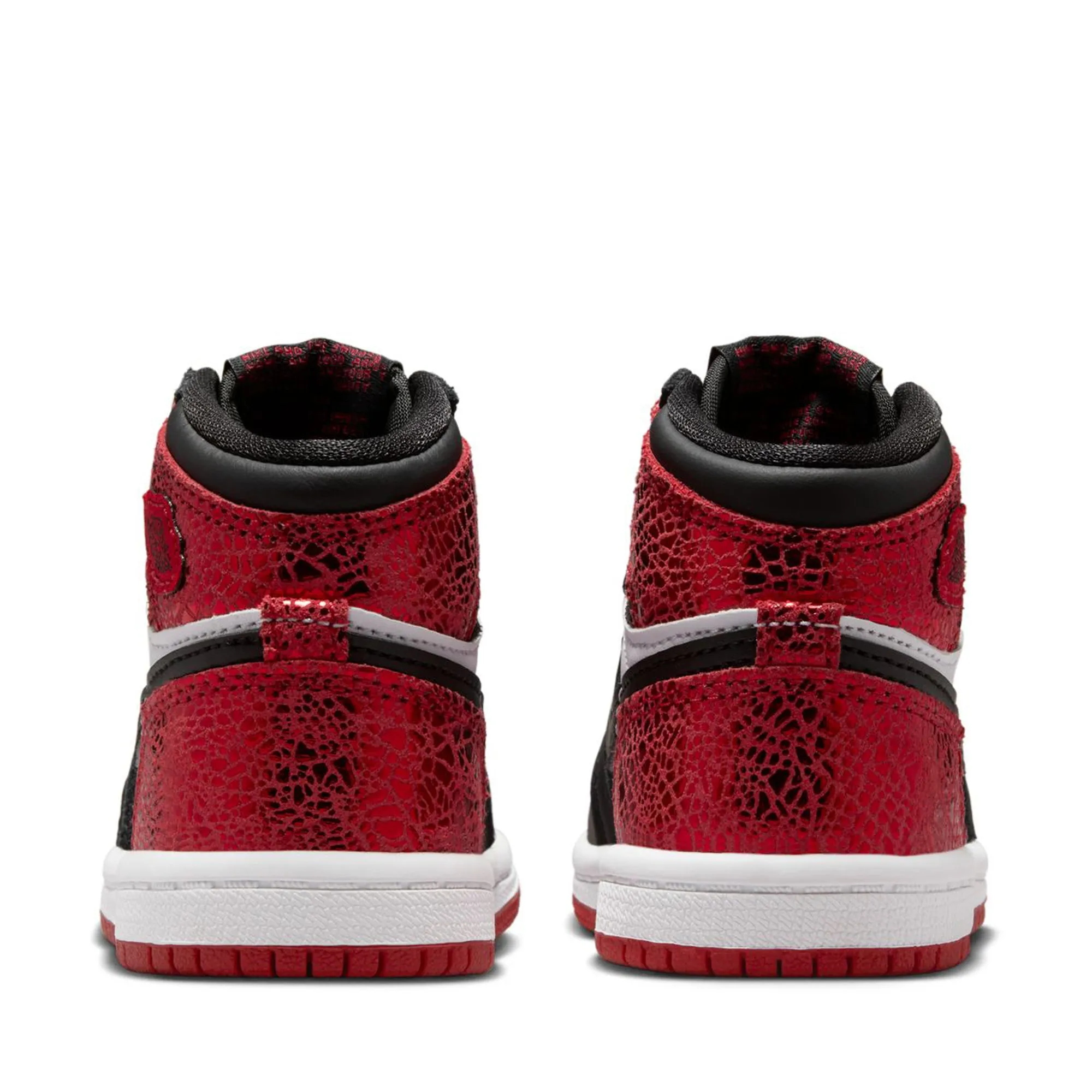Canvas Upper Trend-setting Jordan 1 Retro High OG 'Ruby' (TD) - Varsity Red/Black