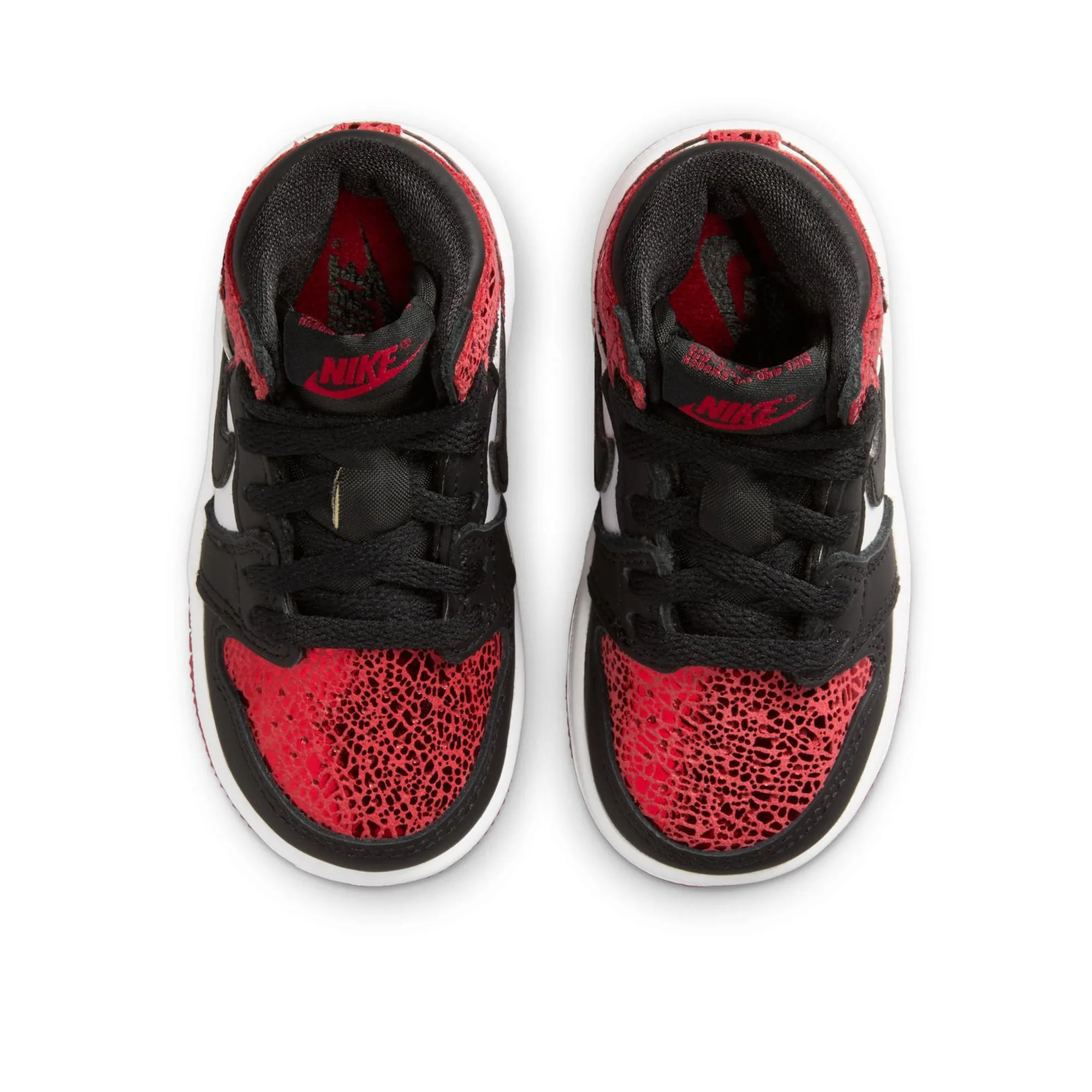 Enhanced Fit Any Season Jordan 1 Retro High OG 'Ruby' (TD) - Varsity Red/Black