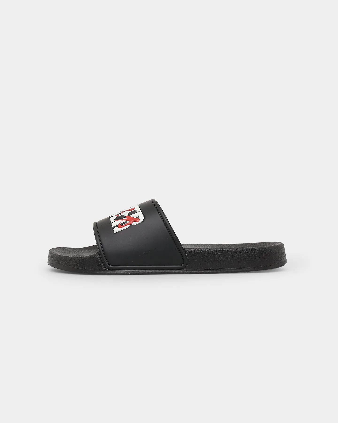 Stretchable Loiter Honour Slides Black/Red