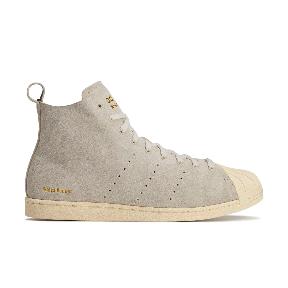   Wales Bonner Superstar Hi 'Mist Stone' Fresh stability casual wearers' favorites