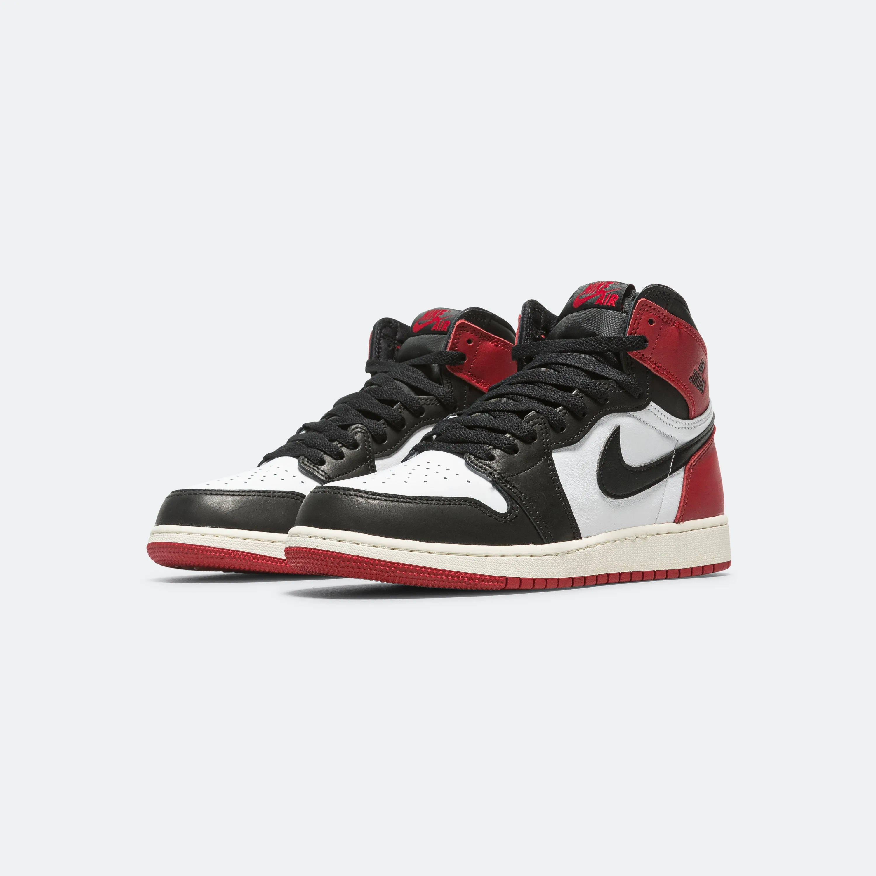 Air Jordan 1 Retro High OG (GS) - White/Black-Varsity Red-Sail Non Slip Lacing