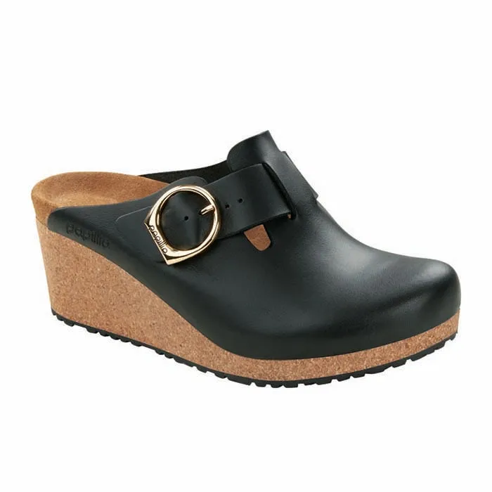 Womens Birkenstock Fanny Narrow in Black platform