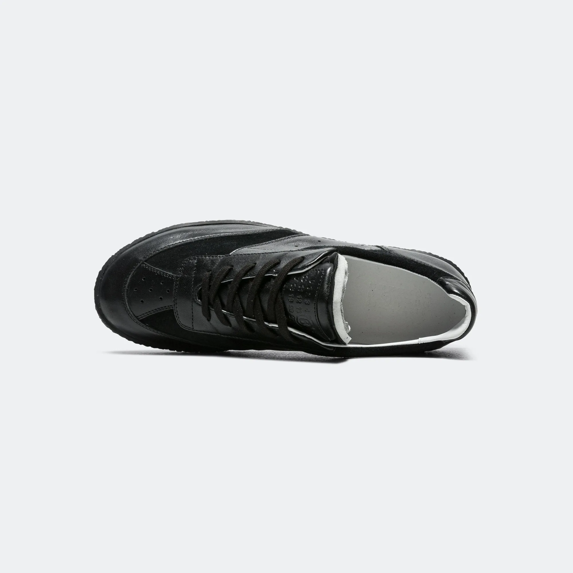 Court Sneakers - Black Leather orthopedic insole Adaptive Fit Technology