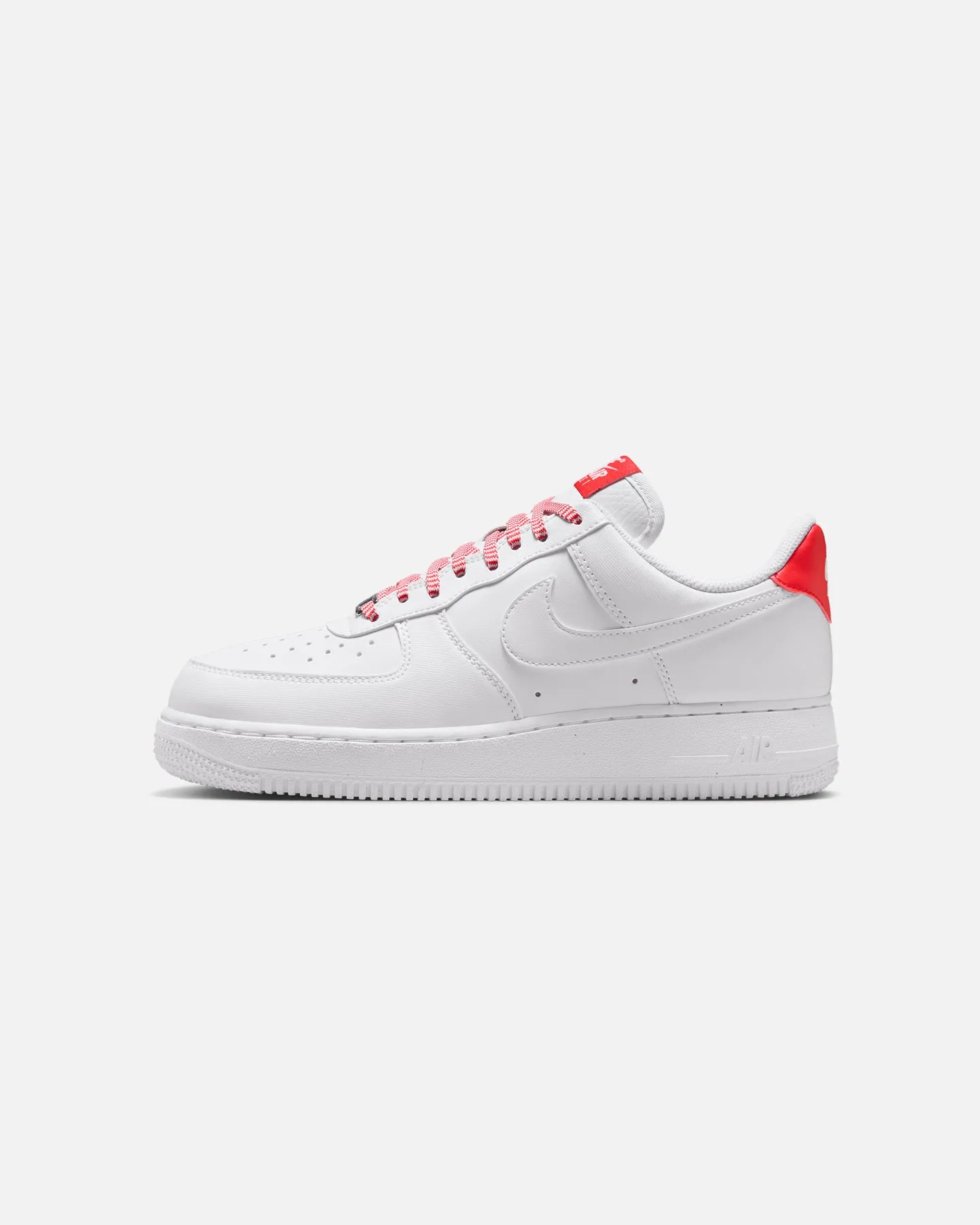 Nike Women's Air Force 1 '07 White/Pink Unique Sole