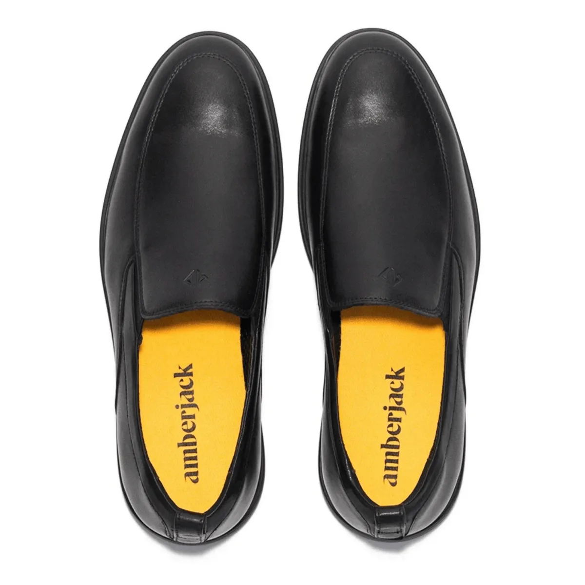 Amberjack Men's The Slip-On Obsidian Leather Daily Mood River Trek