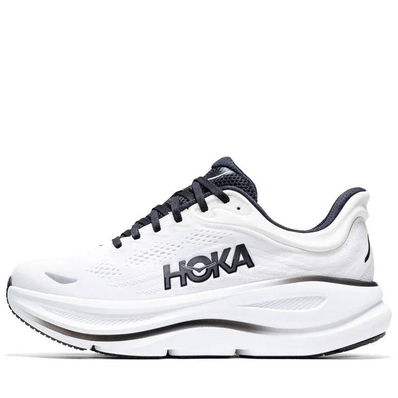 Hoka Bondi 9 - White/Black Neutral Stance