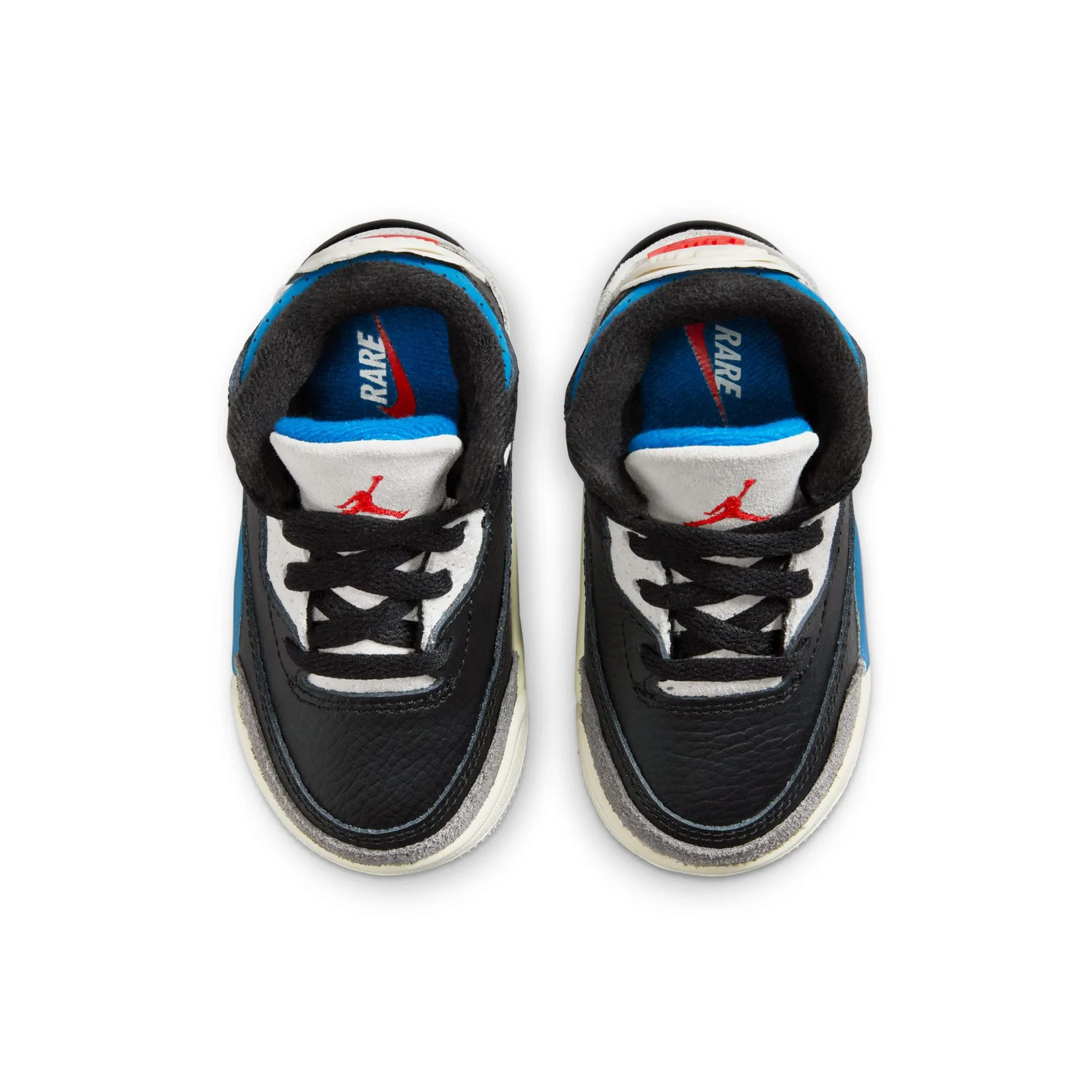 Jordan 3 Retro OG 'Rare Air' (TD) - Black/Chile Red Foam Midsole Cushioning Hyperlock Technology