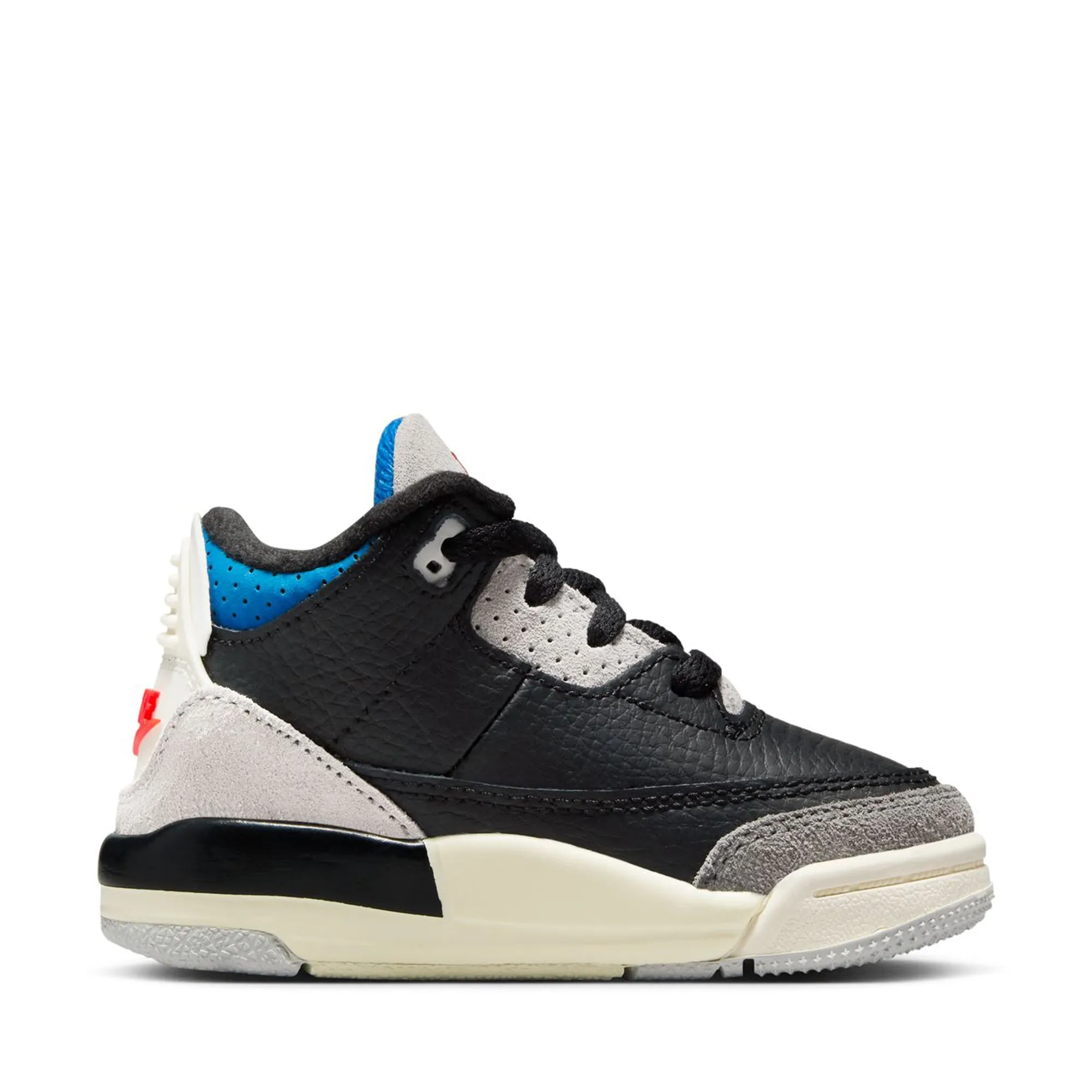 Jordan 3 Retro OG 'Rare Air' (TD) - Black/Chile Red Seamless Design