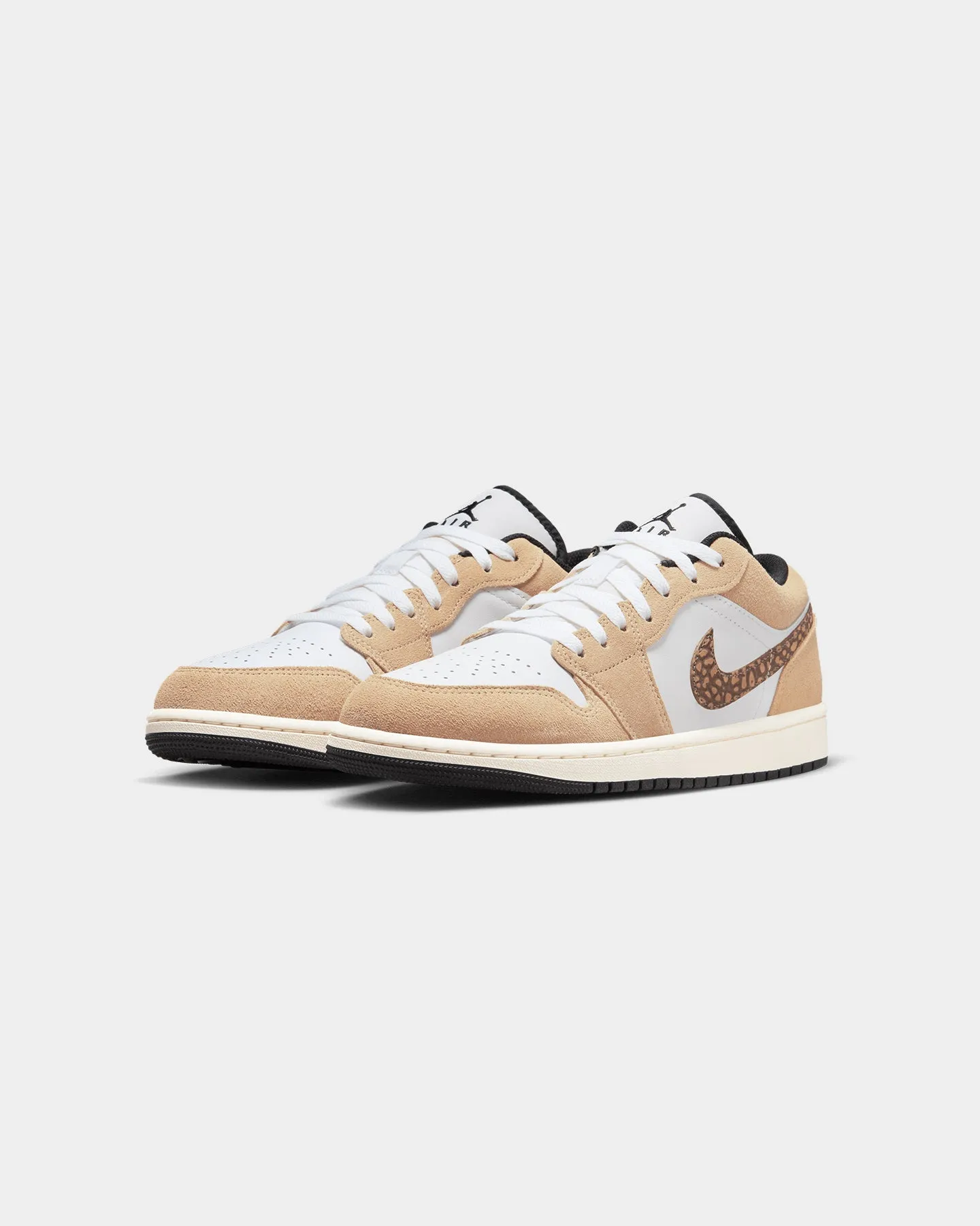 Rain Safe Jordan Air Jordan 1 Low SE "Brown Elephant" Hemp/Light British Tan