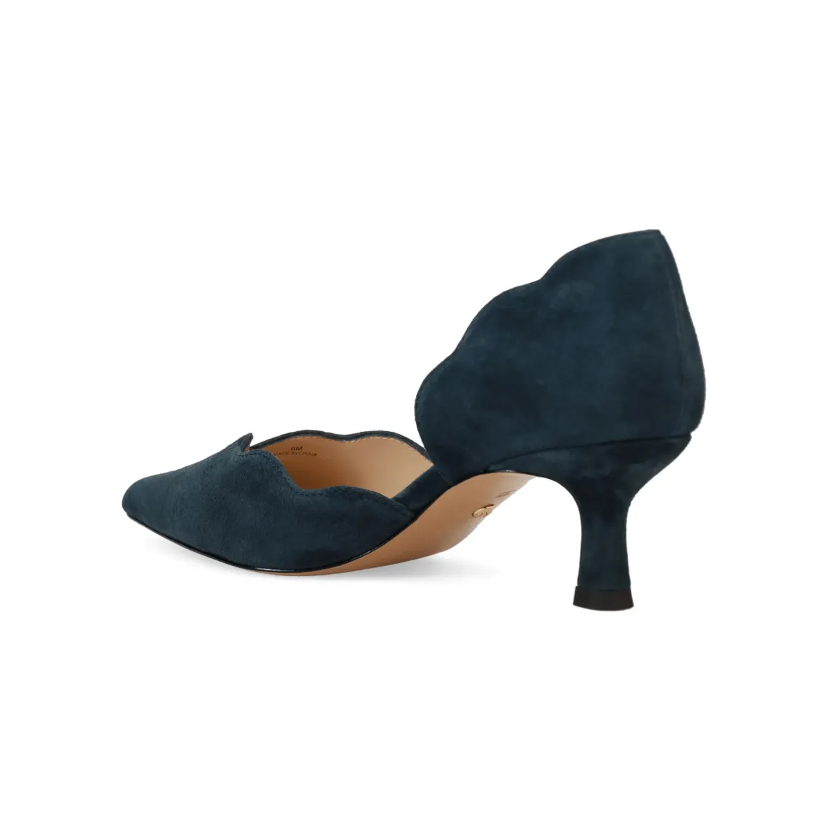 Pelle Moda Women's Keala d'Orsay Midnight Kid Suede Winner Step