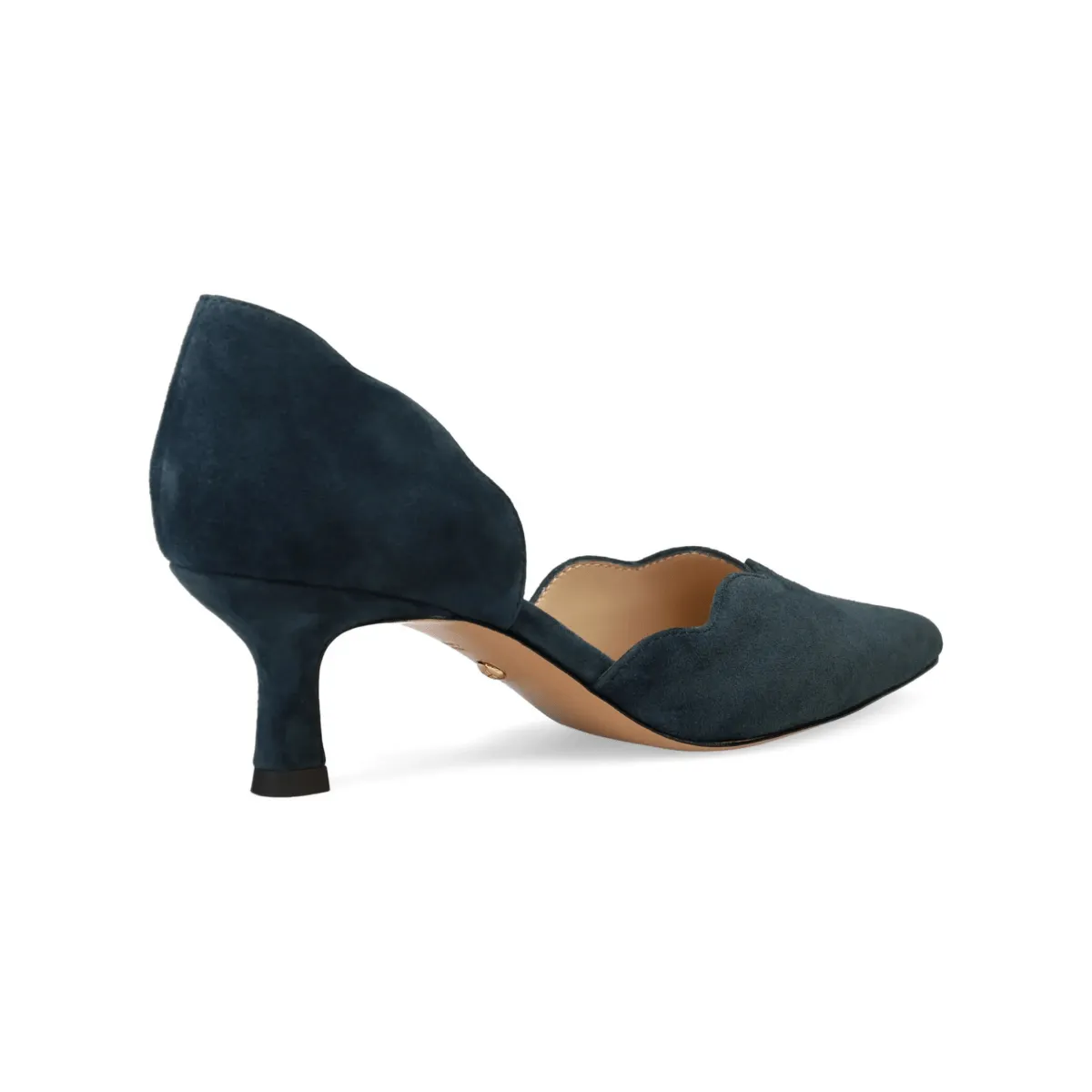 Pelle Moda Women's Keala d'Orsay Midnight Kid Suede Stride Smooth