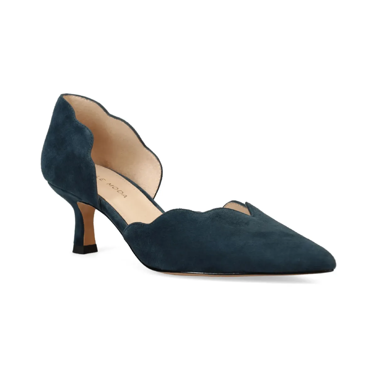 Pelle Moda Women's Keala d'Orsay Midnight Kid Suede Line Core