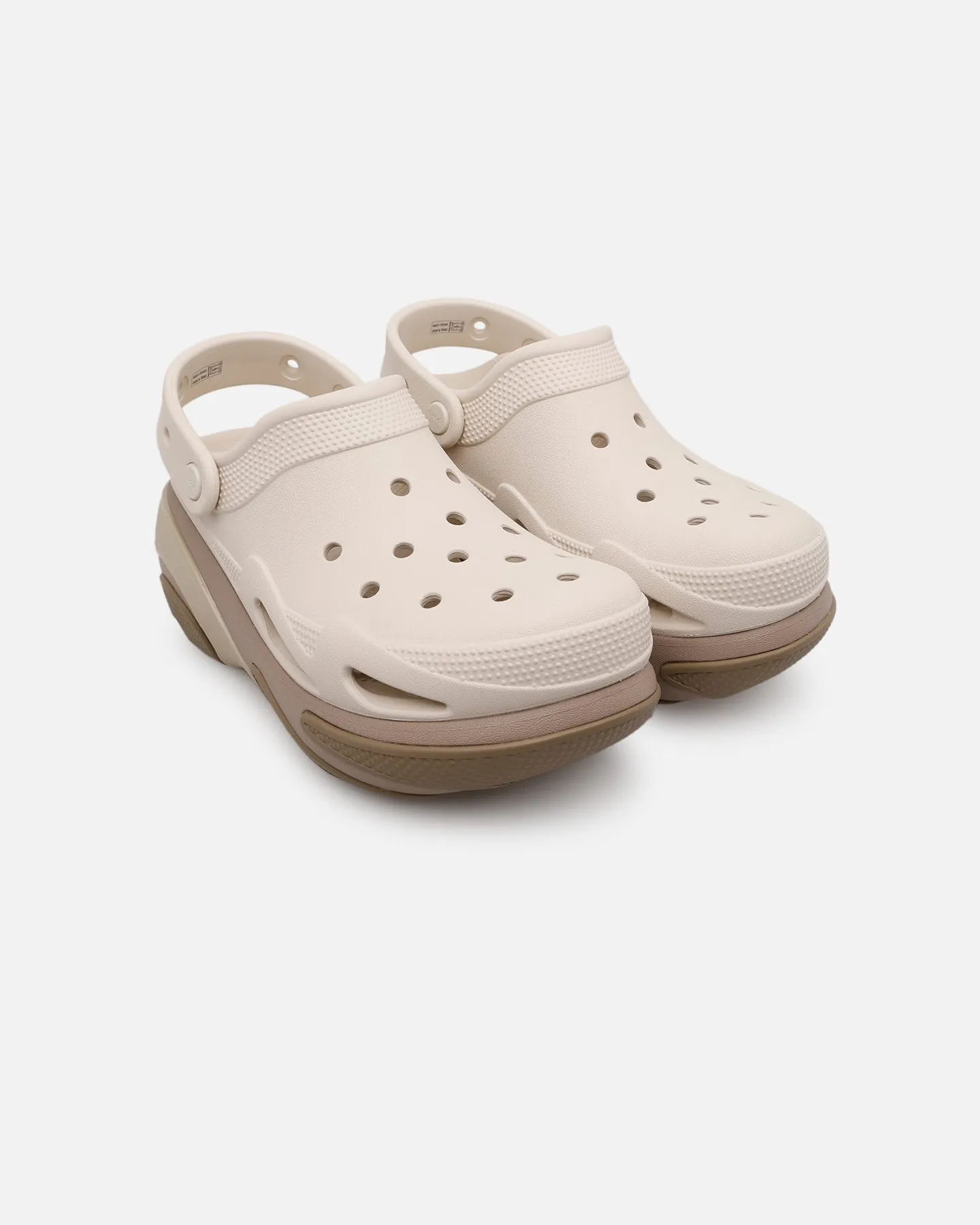 Crocs Bubble Crush Clog Taupe Enhanced grip Heat Guard