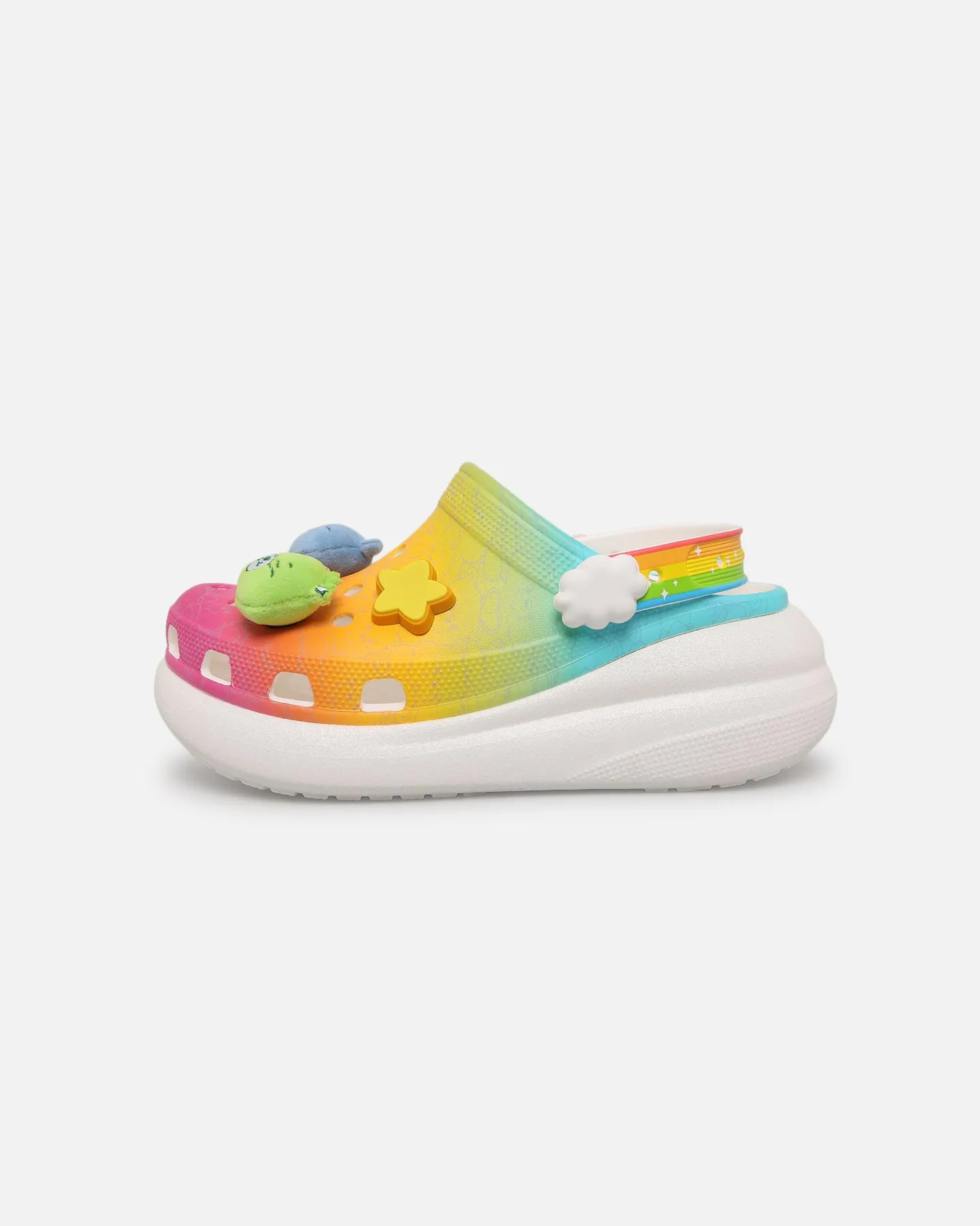 Cushioned Insole Crocs Care Bears Crush Clog White