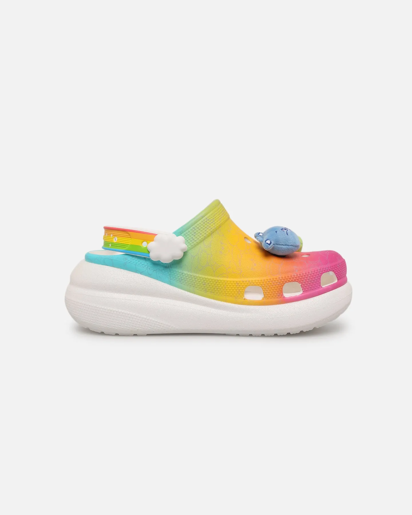 Crocs Care Bears Crush Clog White Party Mood Color Mix