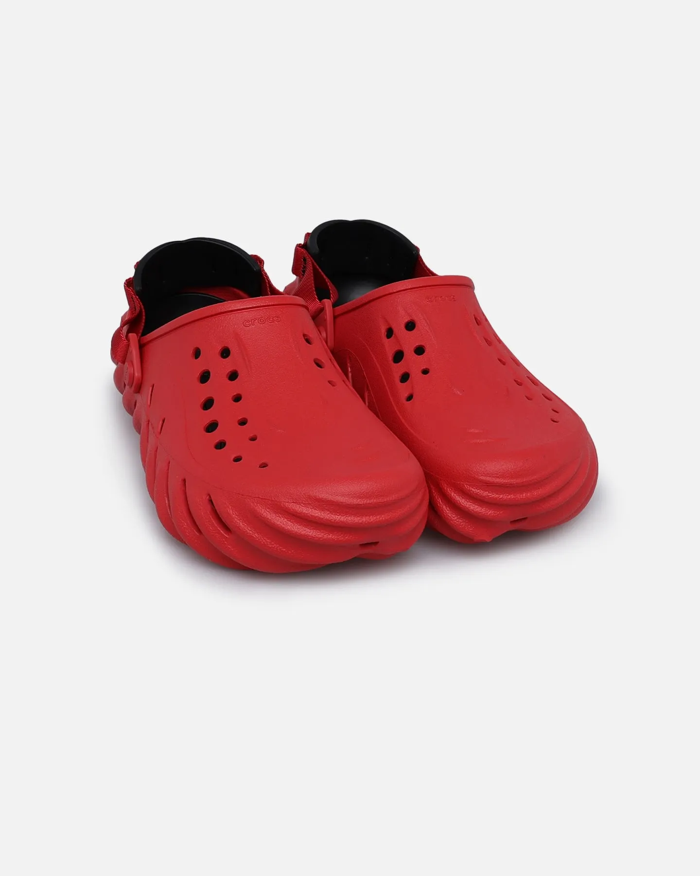 Sun Glow Crocs Echo Clog Varsity Red