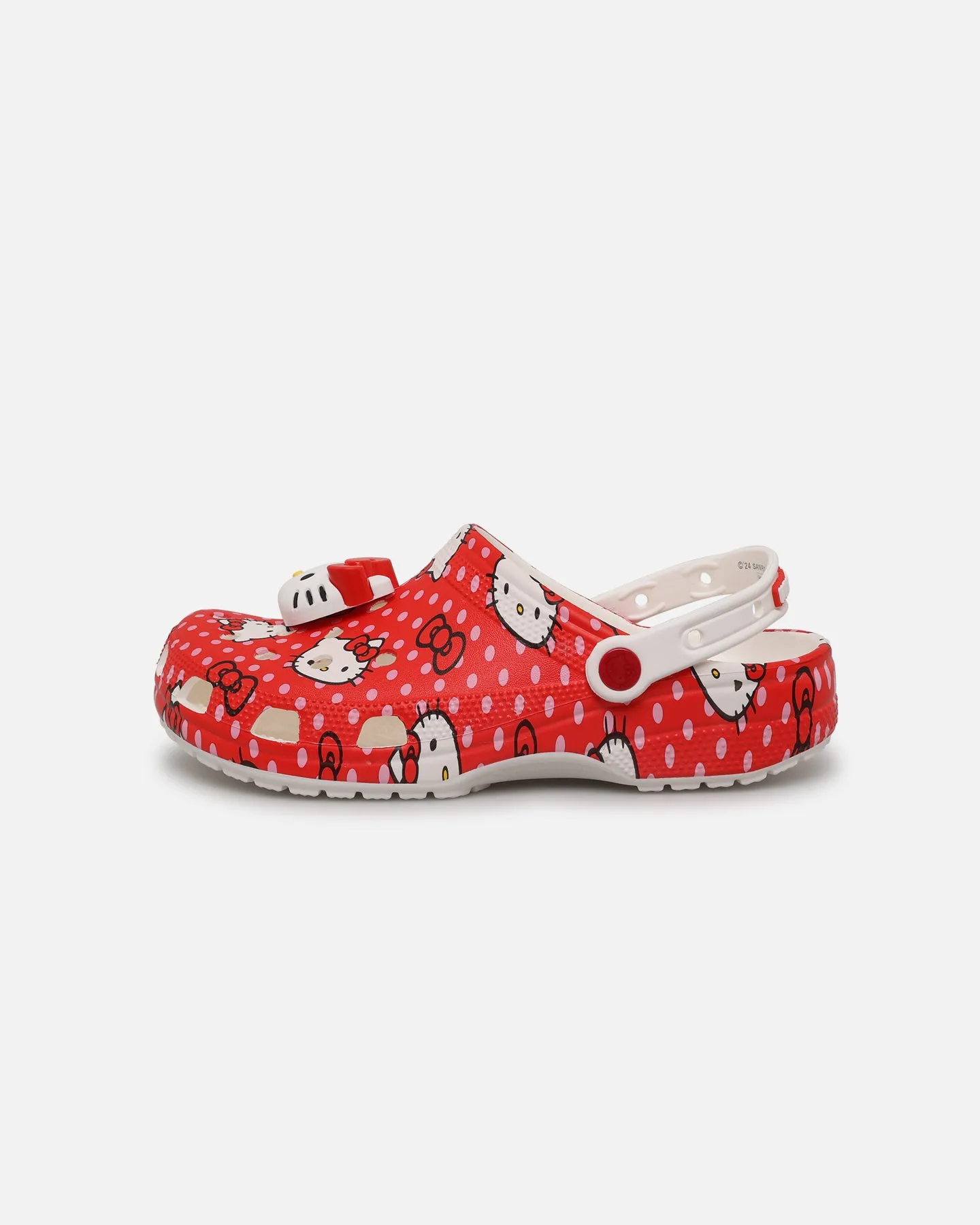 Crocs Hello Kitty Red Classic Clog Multi Shock absorption Skin Fresh