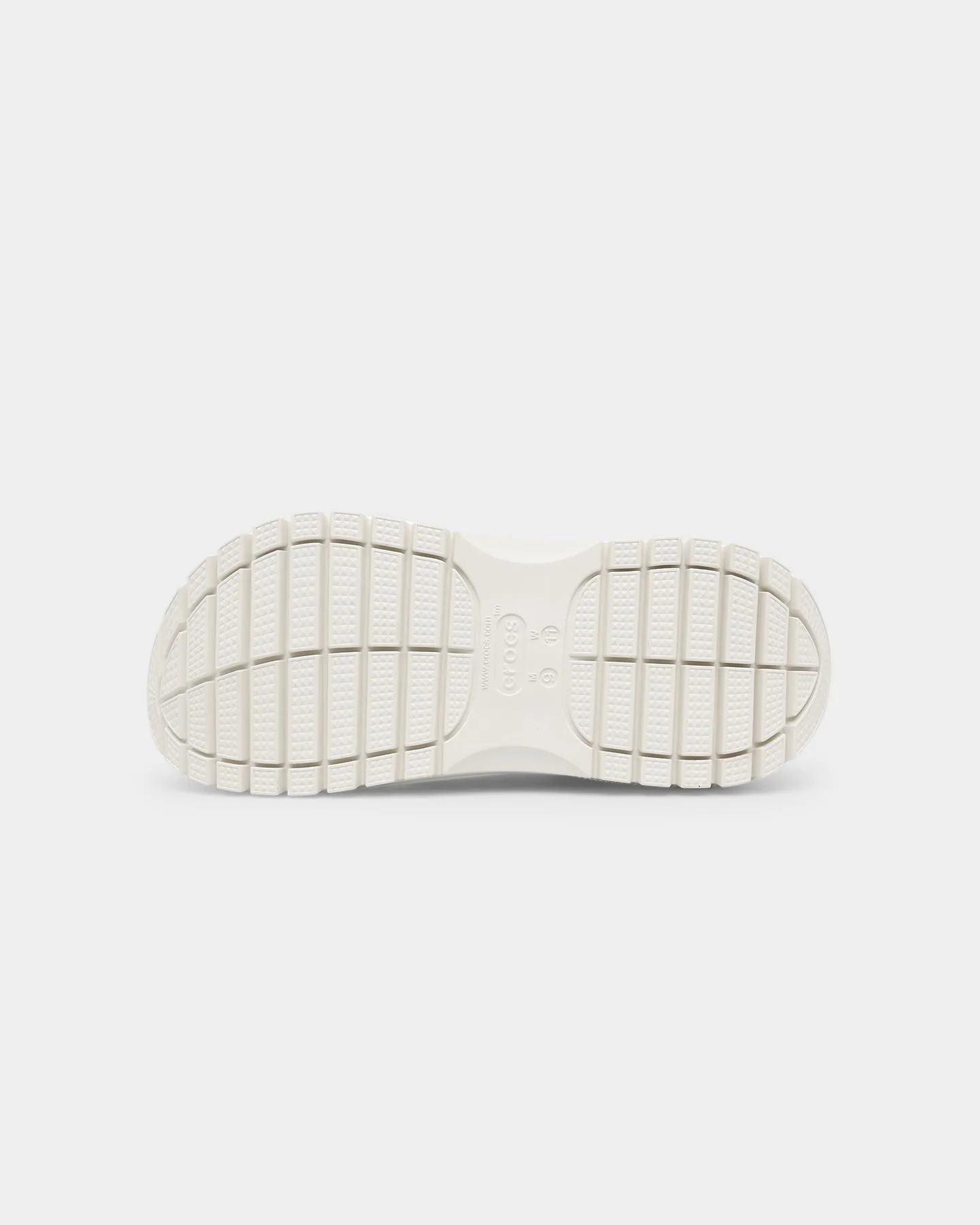 Comfort Padding Crocs Mega Crush Clog White