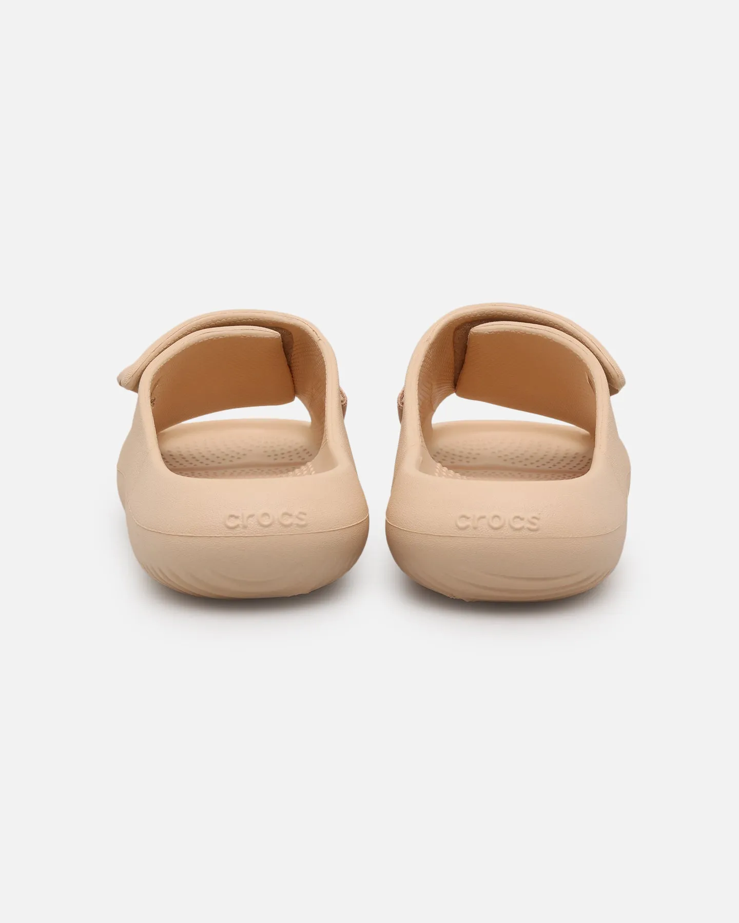Crocs Mellow Luxe Recovery Slide Bone Match Fit photo shoot