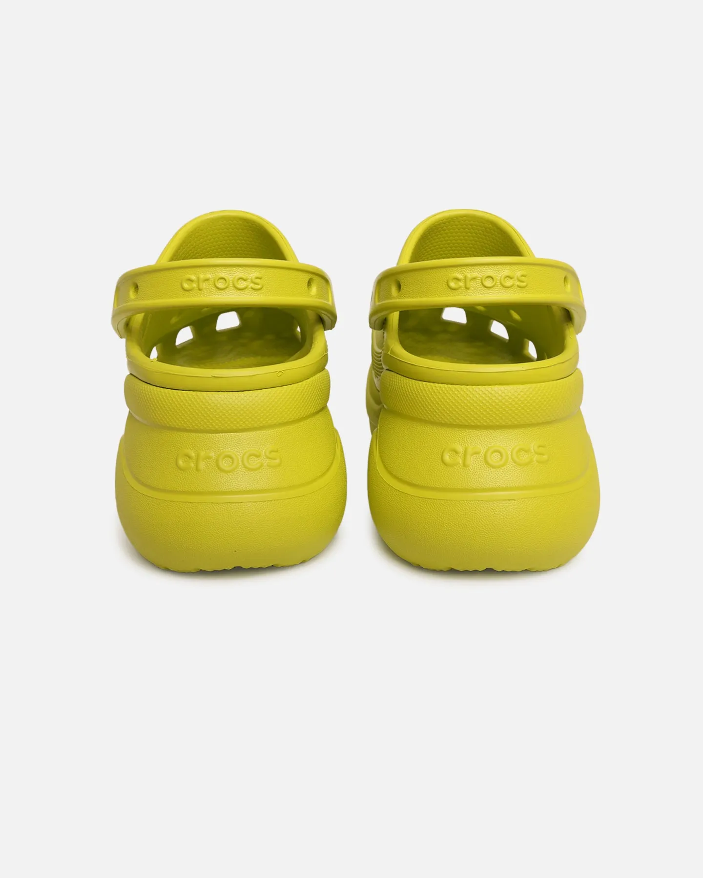 Crocs Women's Bae Clog "Kiwi" Green soccer players' traction