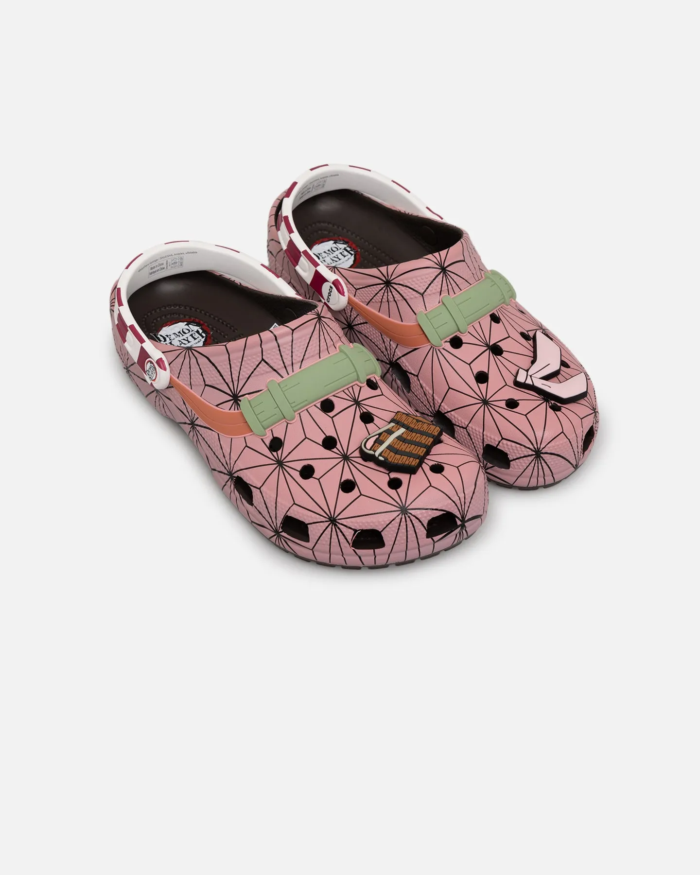 Fast Run Crocs X Demon Slayer Nezuko Kamado Classic Clog Espresso
