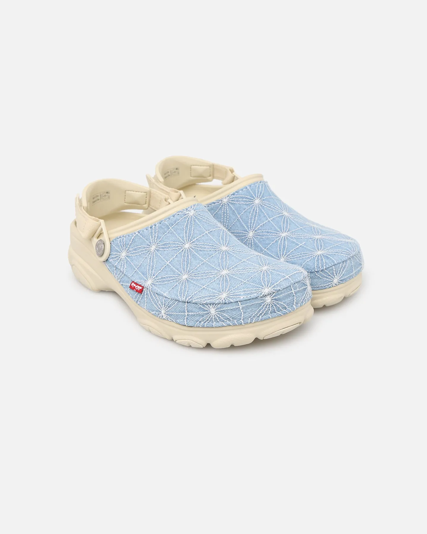 Crocs X Levi's All Terrain Clog Bone Path Free High Top