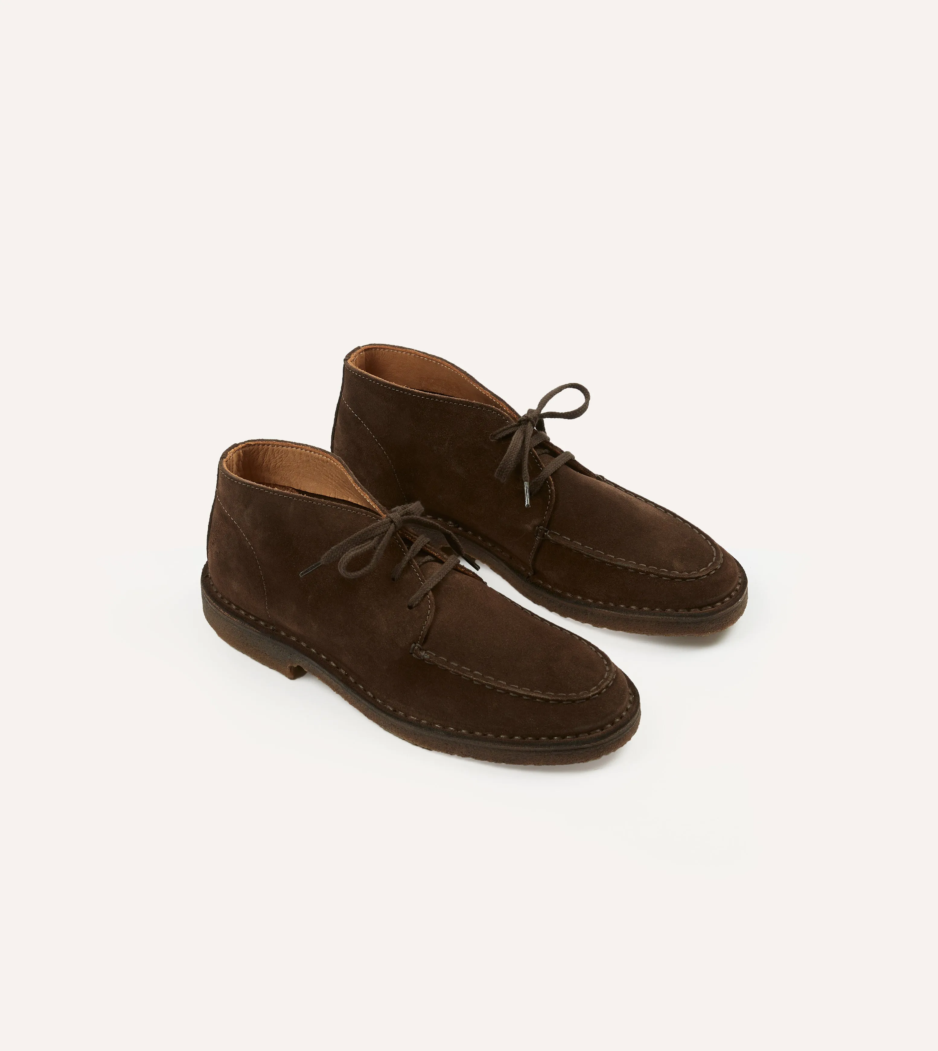 Crosby Moc-Toe Chukka Boot Brown Suede day use Lightweight