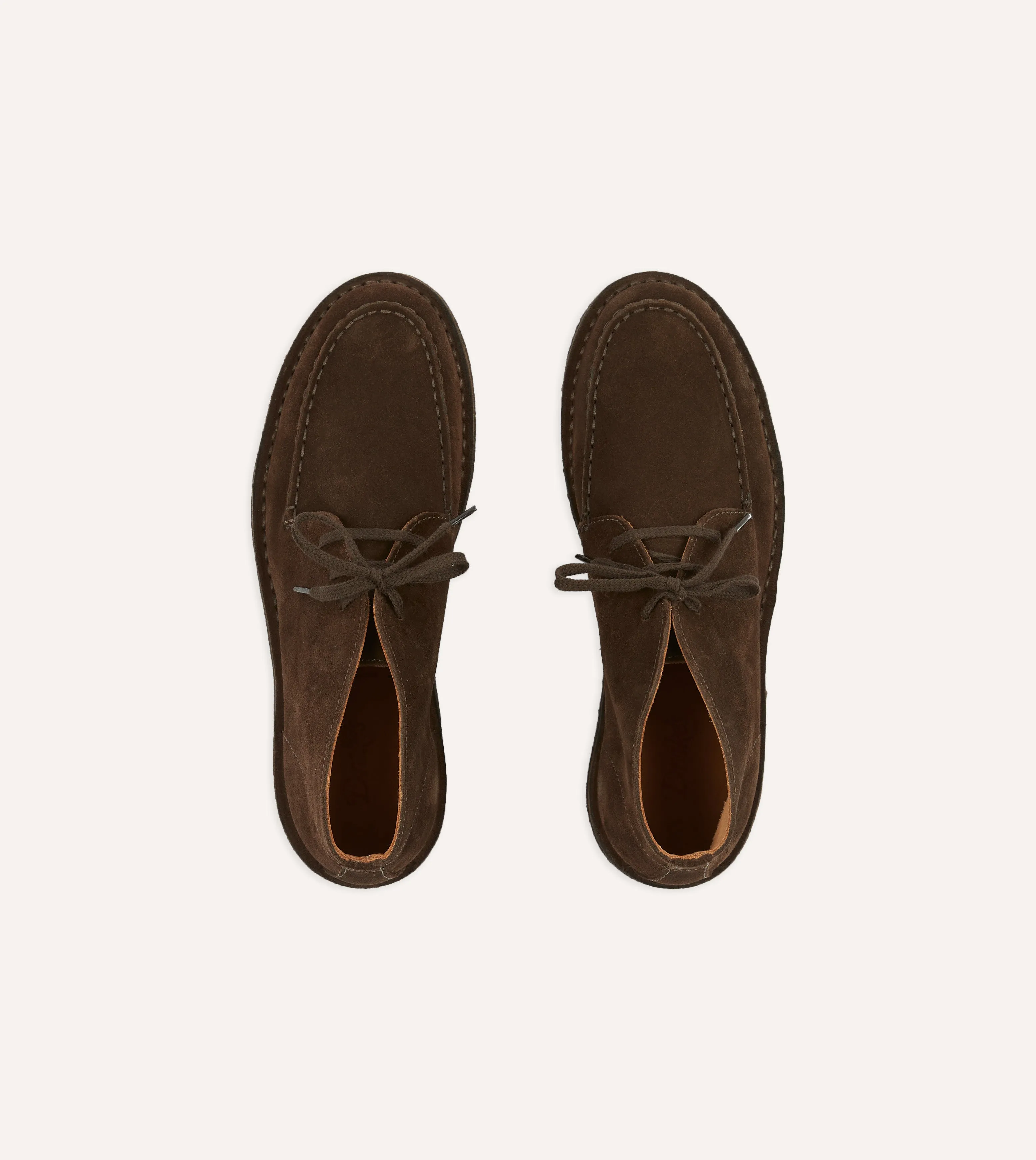 Crosby Moc-Toe Chukka Boot Brown Suede Flex Walk Suede Touch
