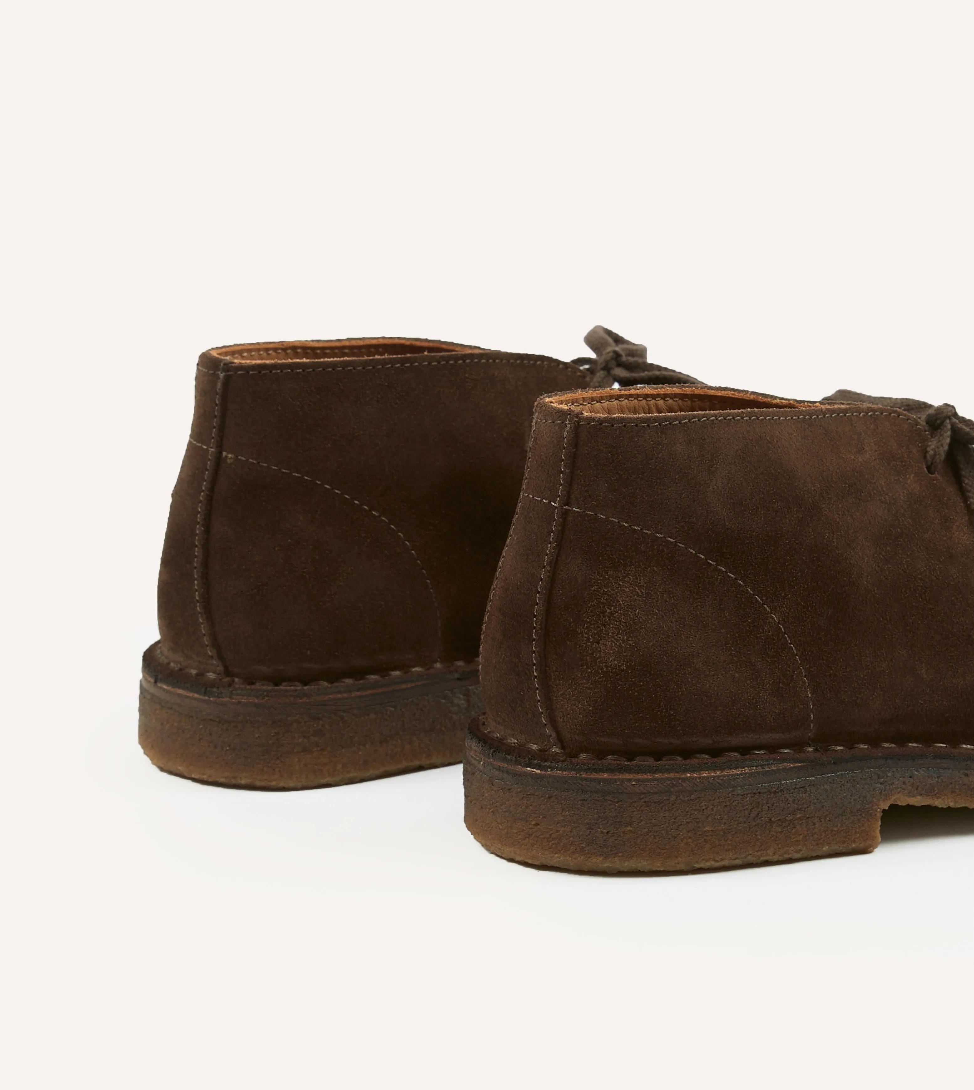 Crosby Moc-Toe Chukka Boot Brown Suede Fast Fit Secure fit