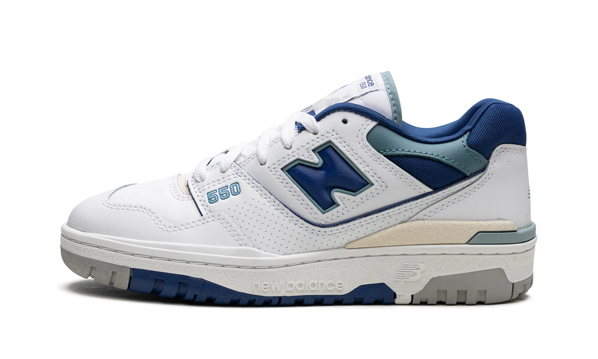 Leather Upper running - culture 550 "White Blue Groove"
