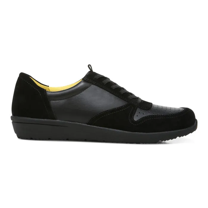 Womens Vionic Karigan Black Flex Pattern Flexible Construction