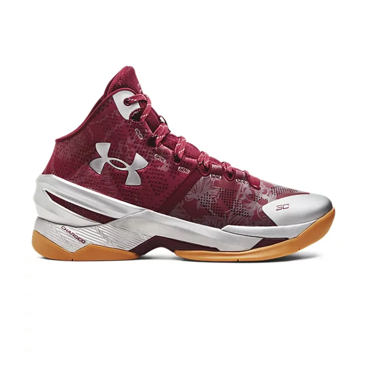 zipper Curry 2 Retro 'Deep Red Metallic Silver'