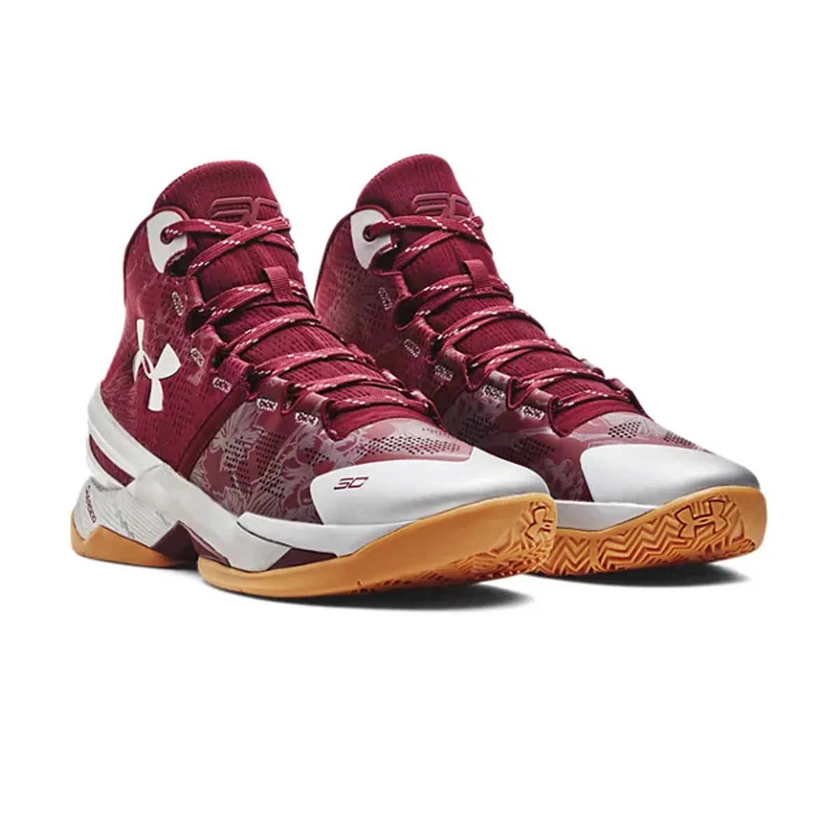 Linen Air Curry 2 Retro 'Deep Red Metallic Silver'