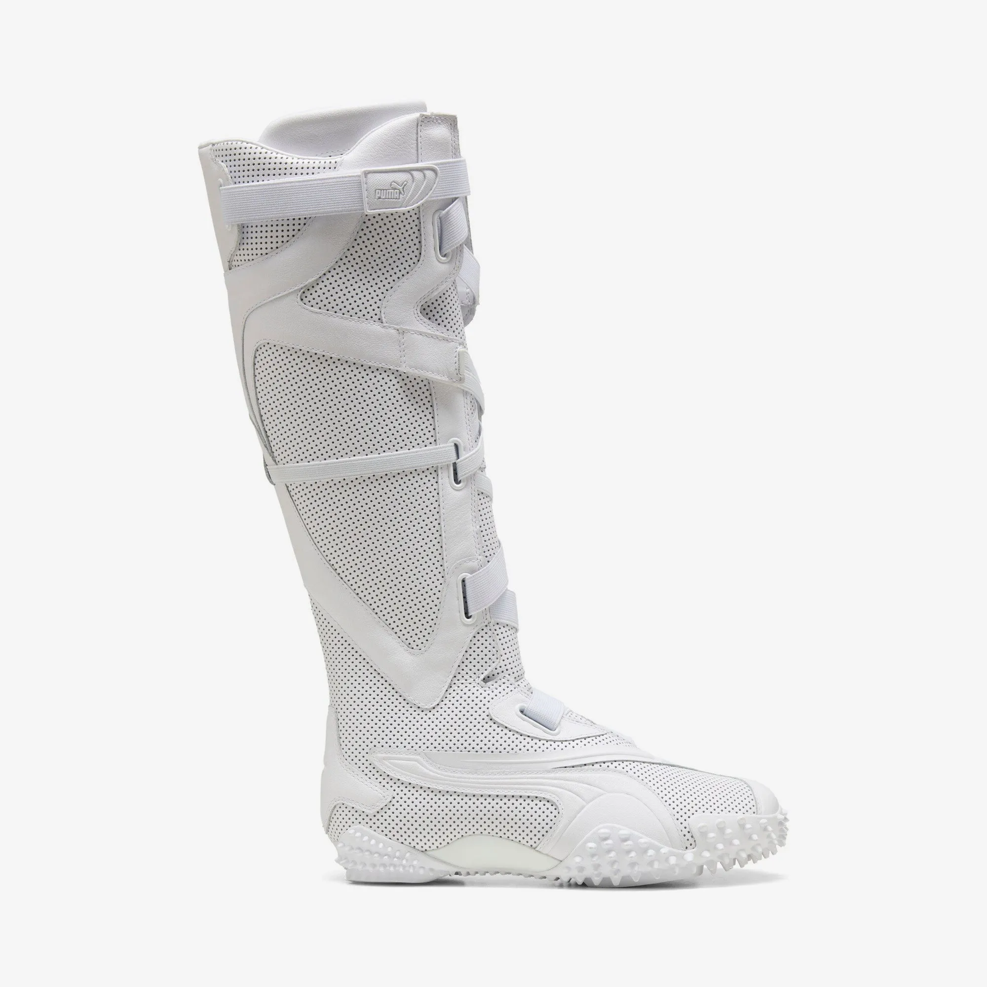 Collared Ankle Mostro Boot Leather
