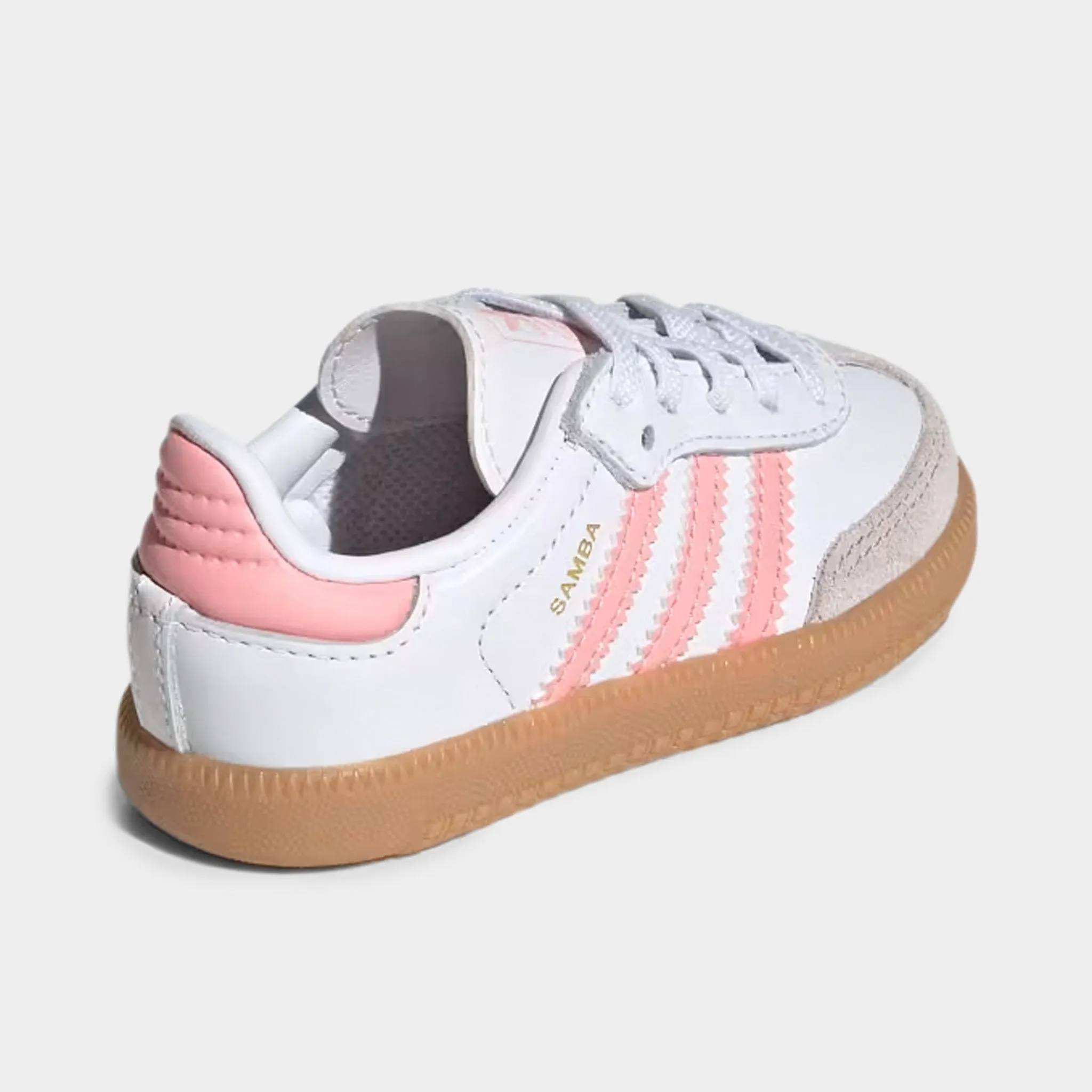 adidas Infants' Samba OG White / Pink - Gum Flat Bottom Urban Utility