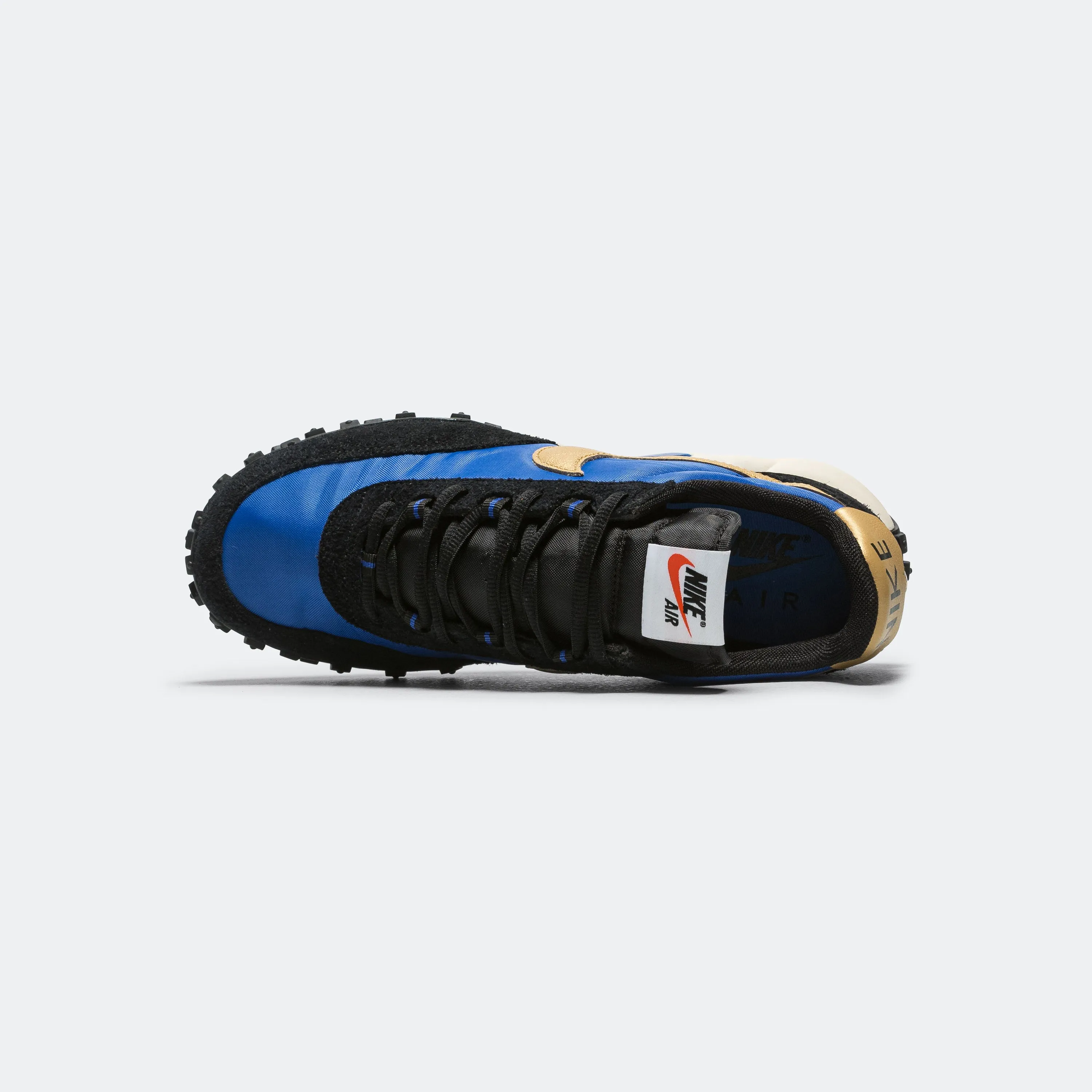 Air Max Waffle SP - Hyper Blue/ Metallic Gold-Black Breathable Knit Upper Iconic silhouette