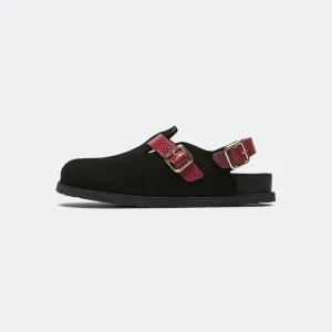 Tokio Cazador Narrow - Red Snake Leather Slip Resistant Winter Warm