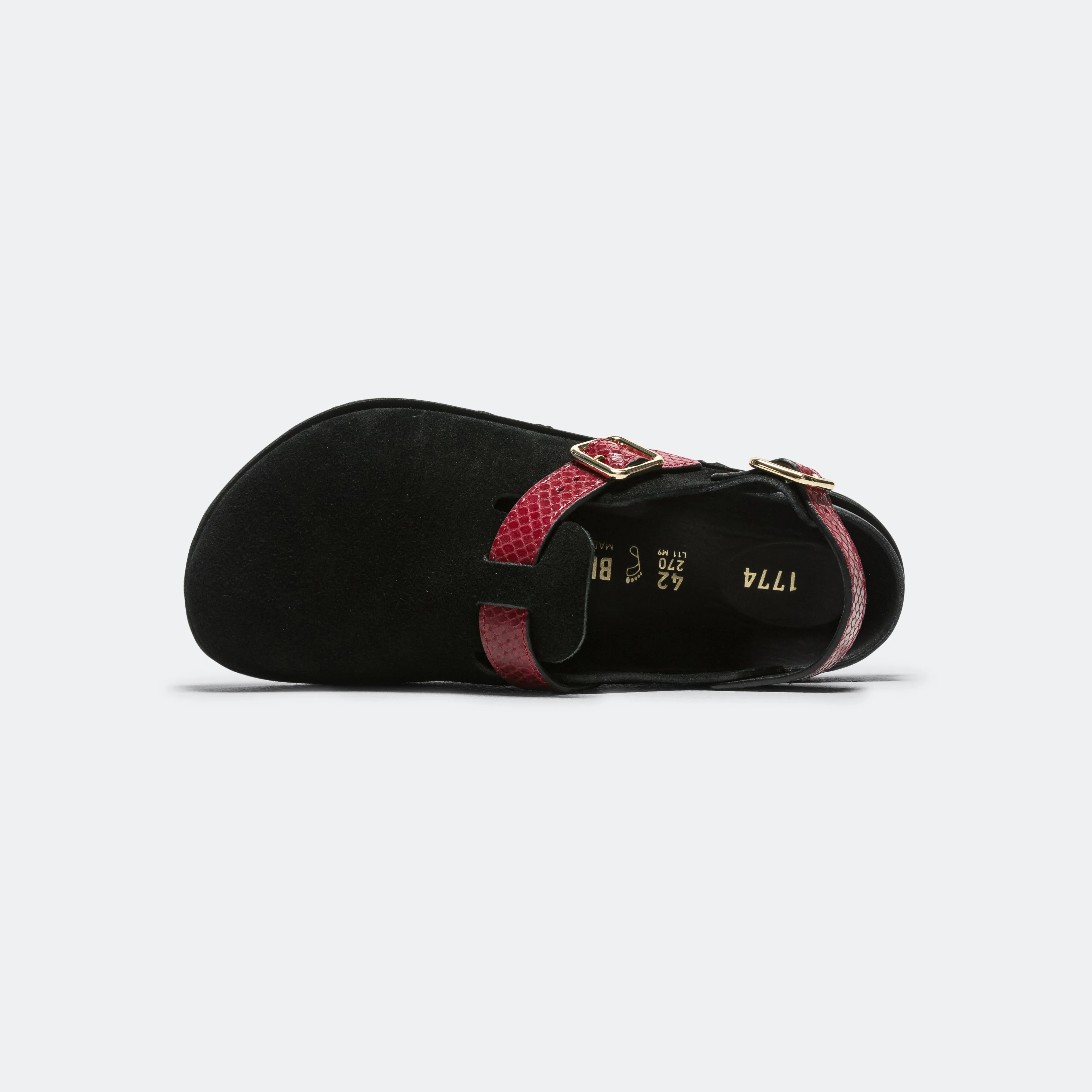 Wearable All Day breathable materials Tokio Cazador Narrow - Red Snake Leather
