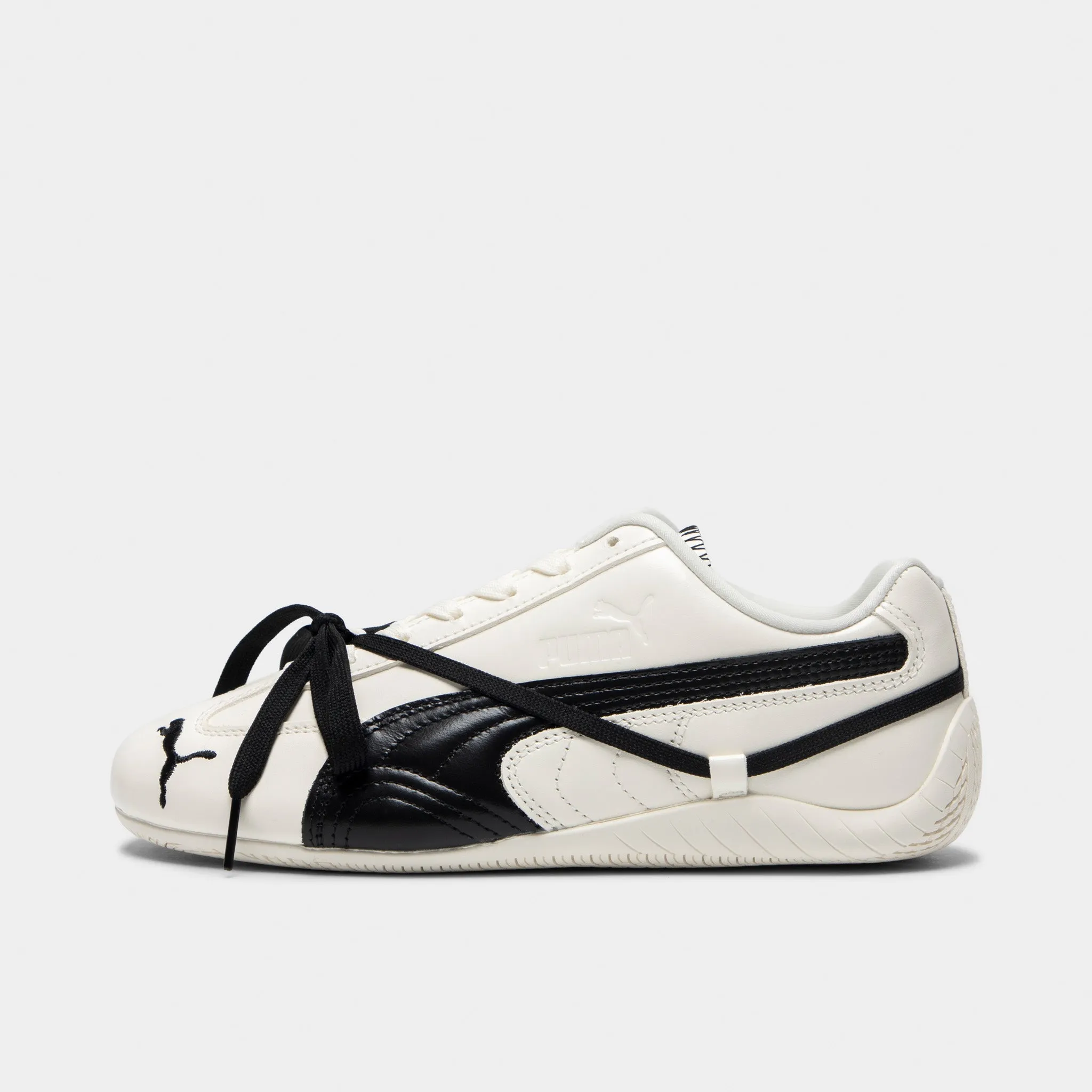 Clean Shape Effortless Style Puma x Ros?? Speedcat Leather Warm White / Black