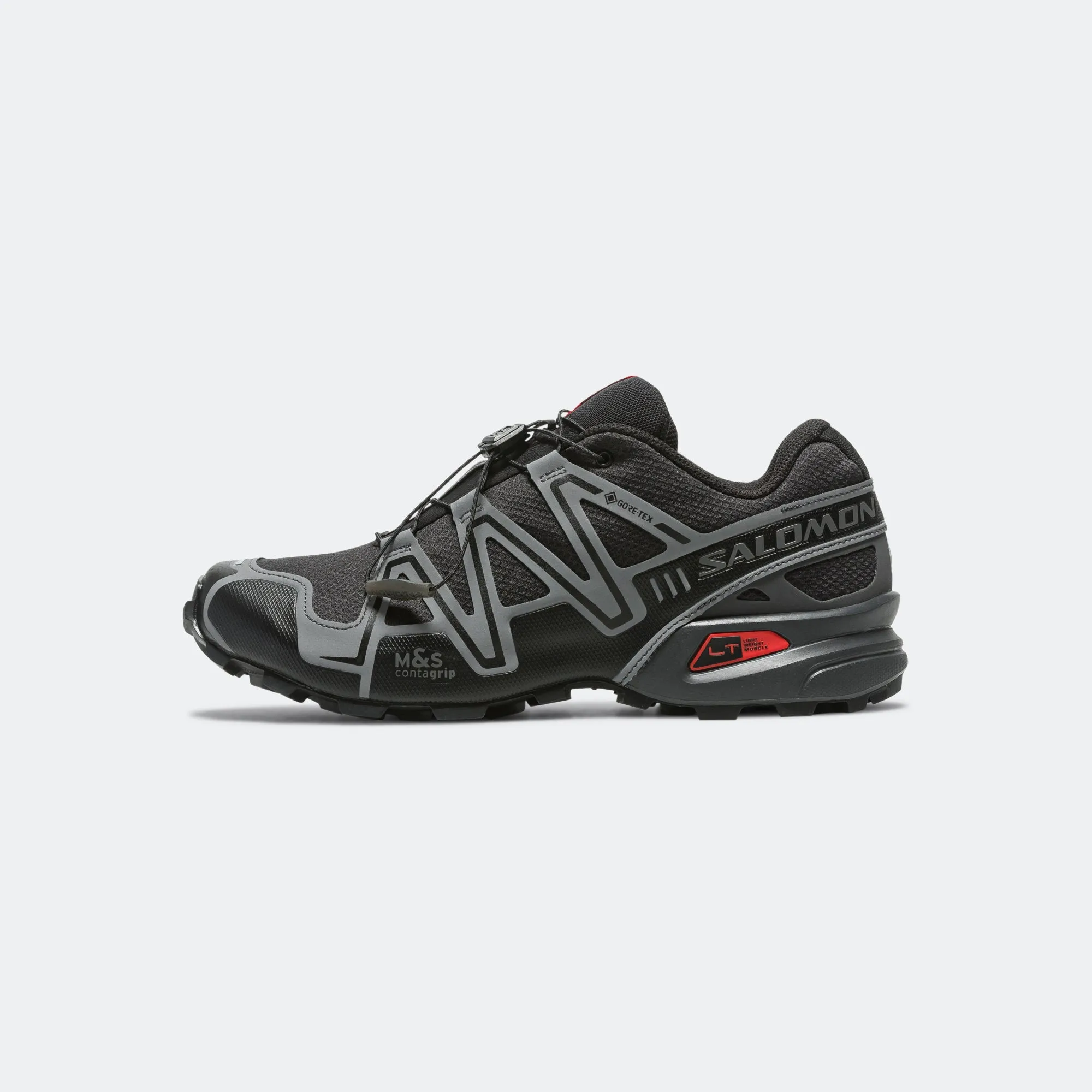 Foot Health Speedcross 3 GTX - Black/Asphalt-Flame Scarlet