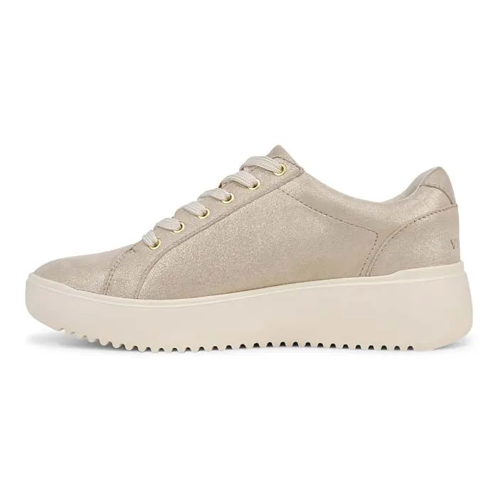 Everyday Look Womens Vionic Kearny Lace Up in Soft Gold