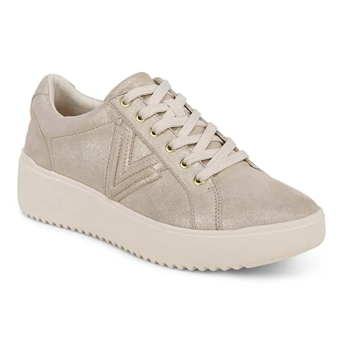 Field Step Home Style Womens Vionic Kearny Lace Up in Soft Gold