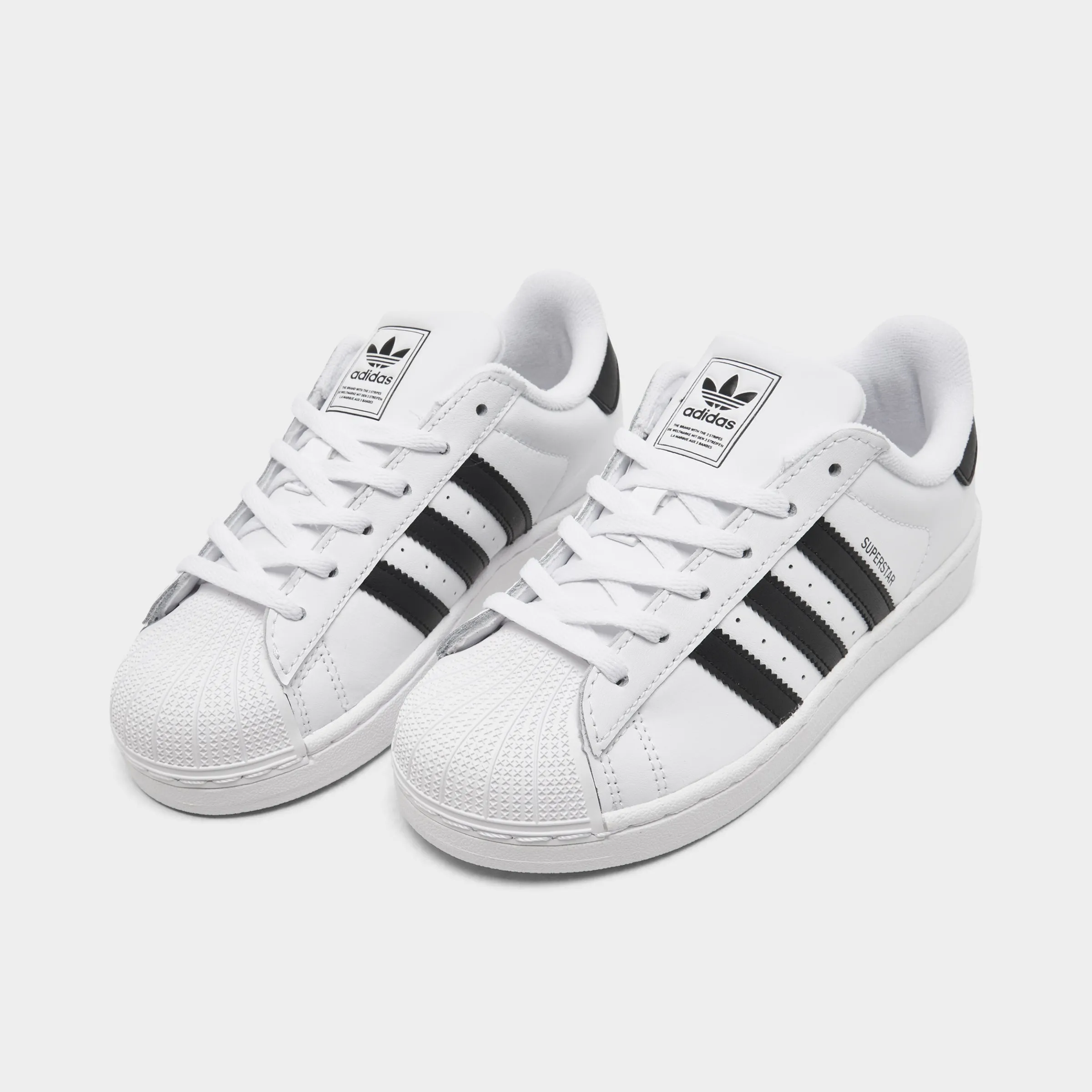 adidas Children's Superstar 2 Footwear White / Core Black Breath Mesh Foot Grace