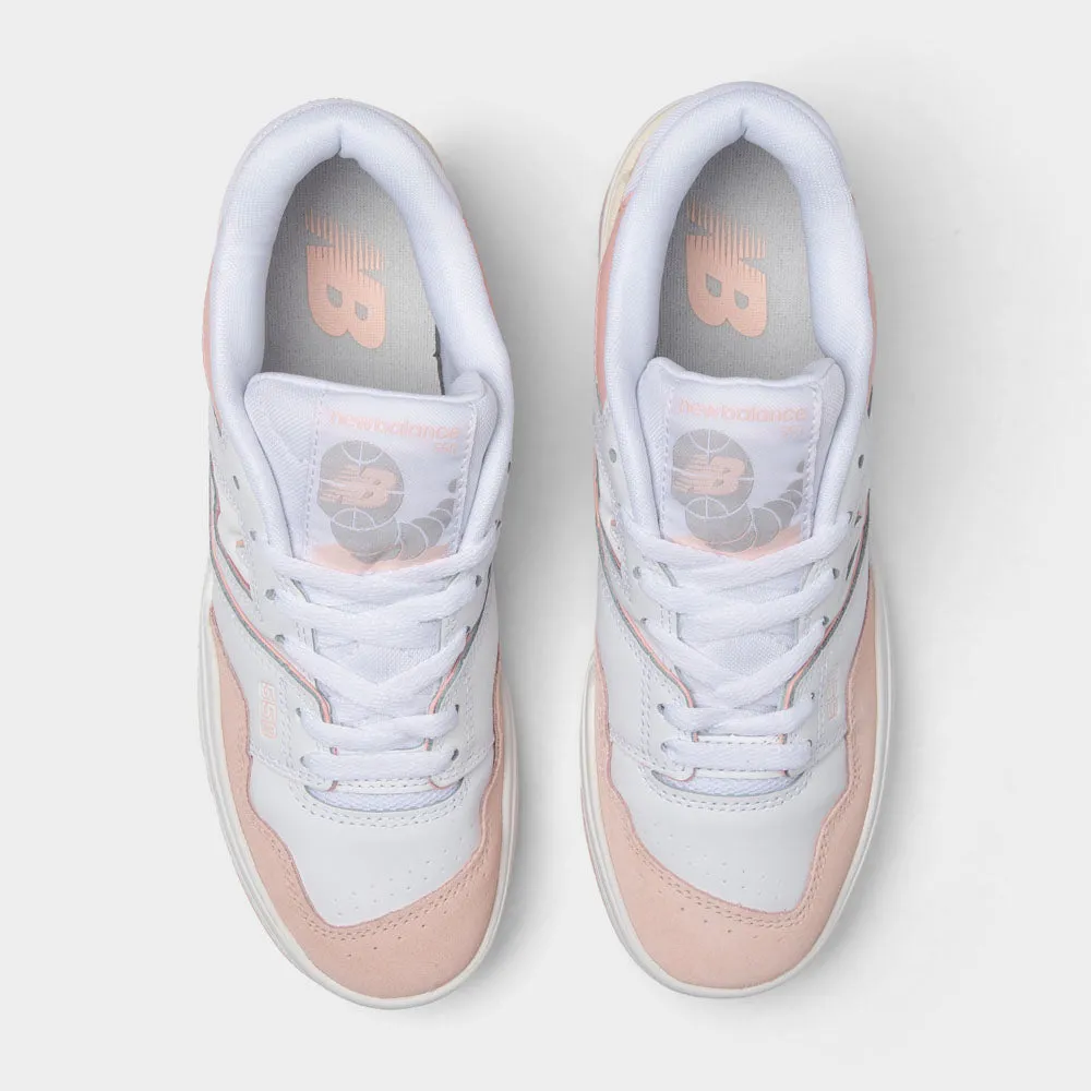 New Balance Juniors' GSB550CD White / Pink Haze Comfort Ankle