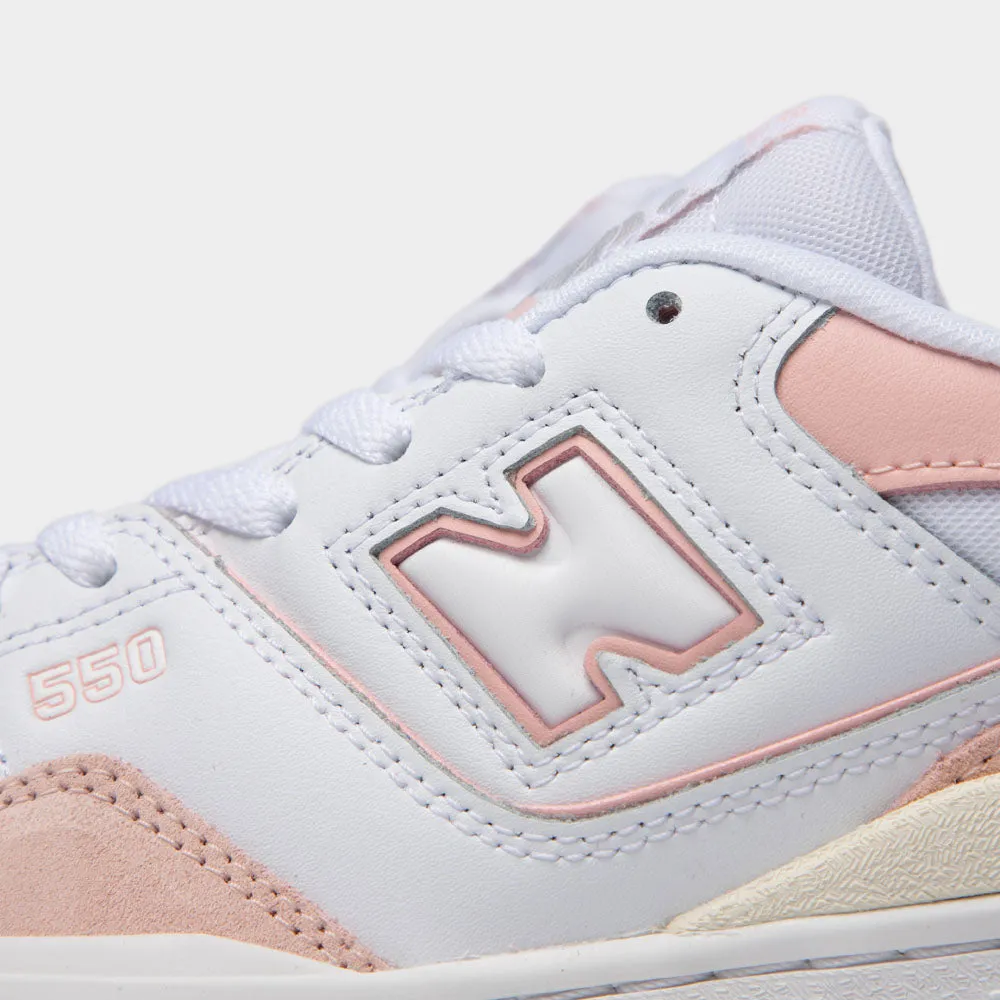 New Balance Juniors' GSB550CD White / Pink Haze Sporty City Daily