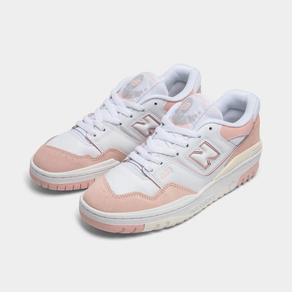 Firm Grip New Balance Juniors' GSB550CD White / Pink Haze