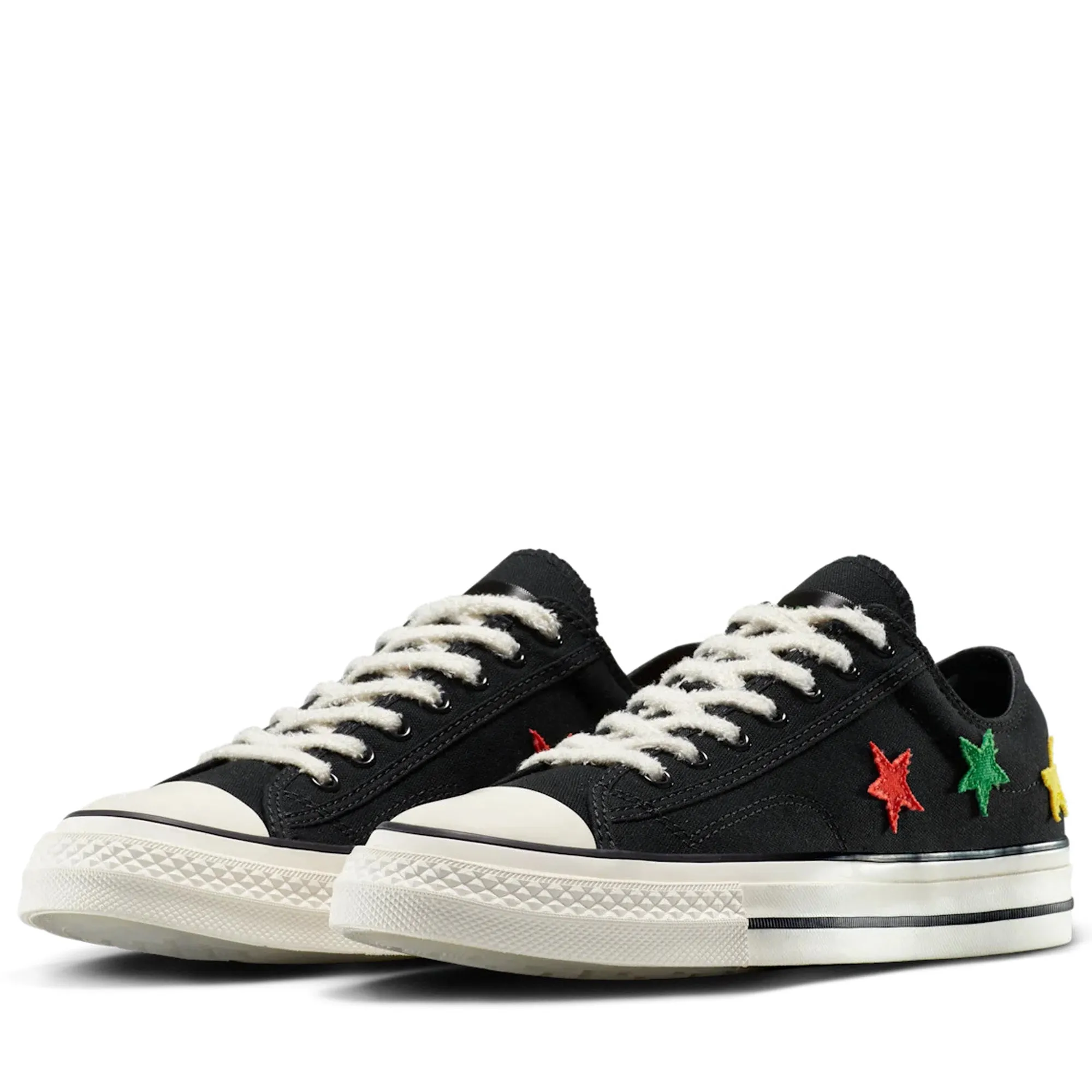 Daily Paper x Converse Star Player 76 Ox - Black/Fern Green Comfort Linings Urban Training