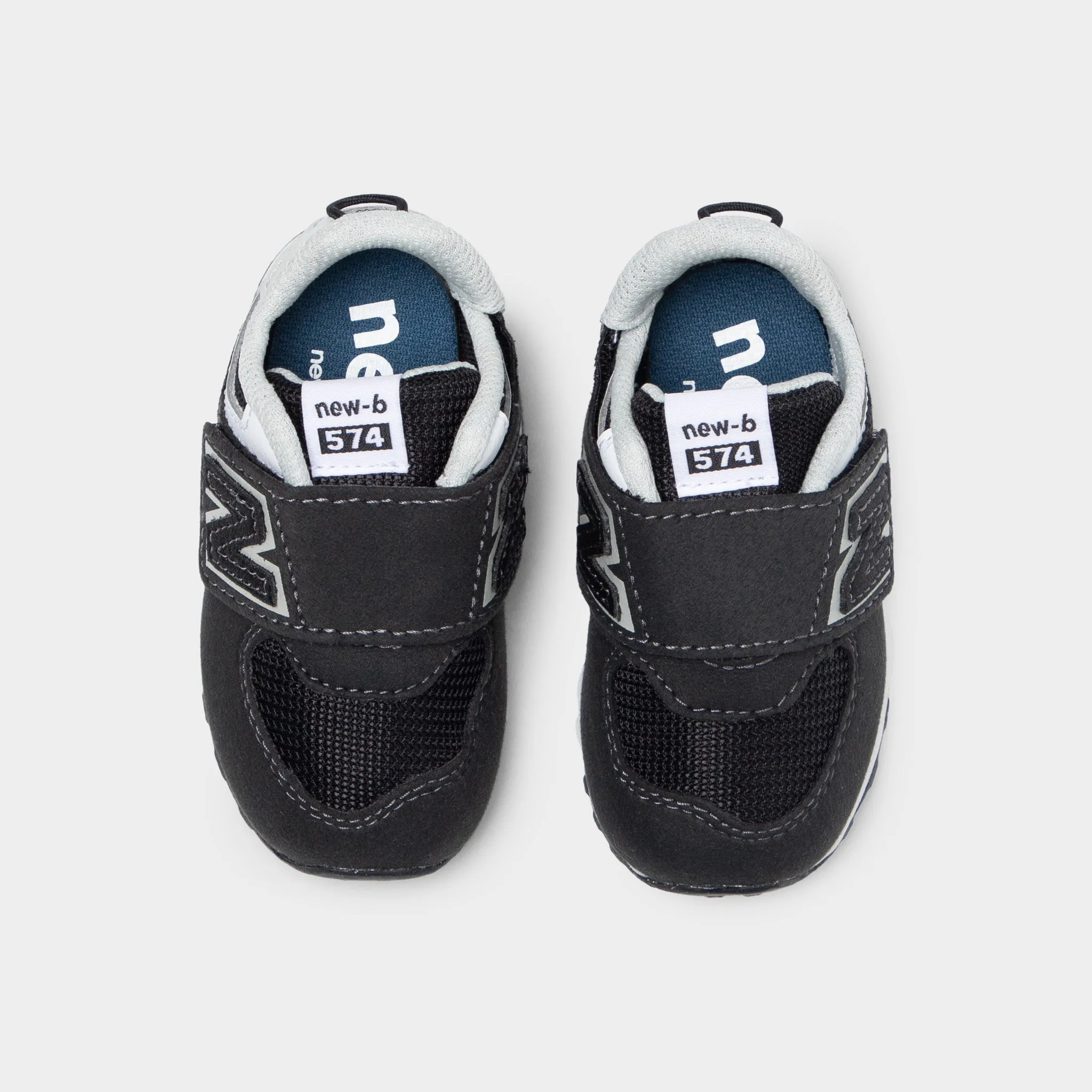 subtle style New Balance Infants' 574 Black / White