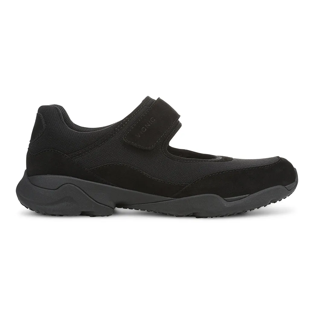 Forest Step Womens Vionic Walk Slim Giselle in Black